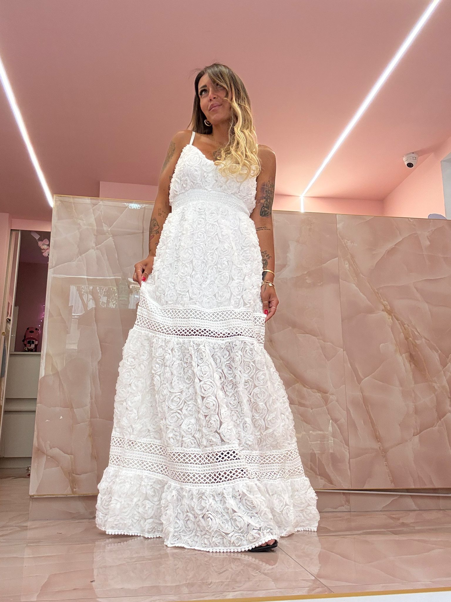 Dress Mi Sento Un Fiorellino Bianco ♥