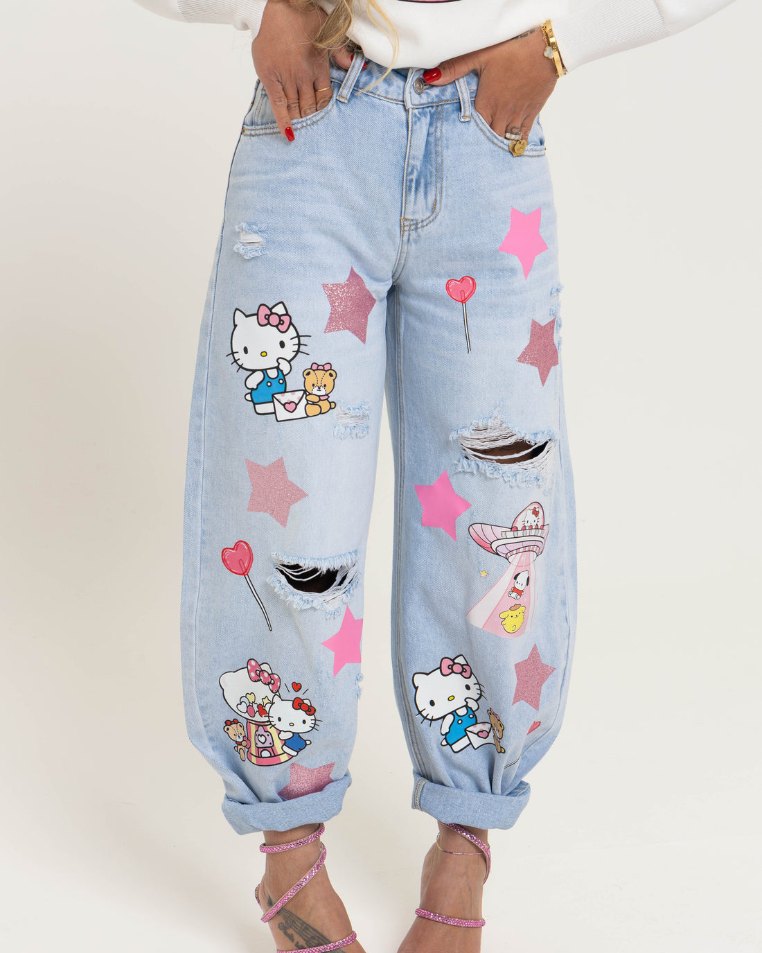 Jeans Hello Kitty Spaziale ★