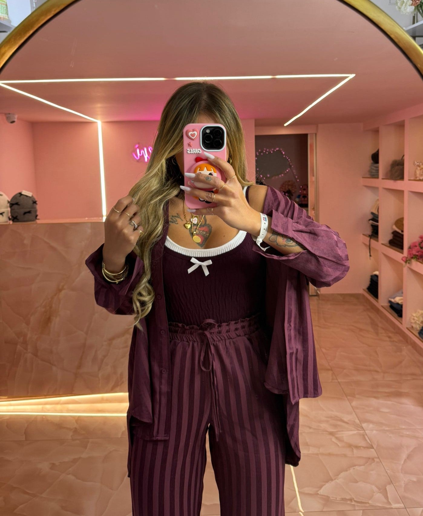 Il Coordinato In Seta Bordo&