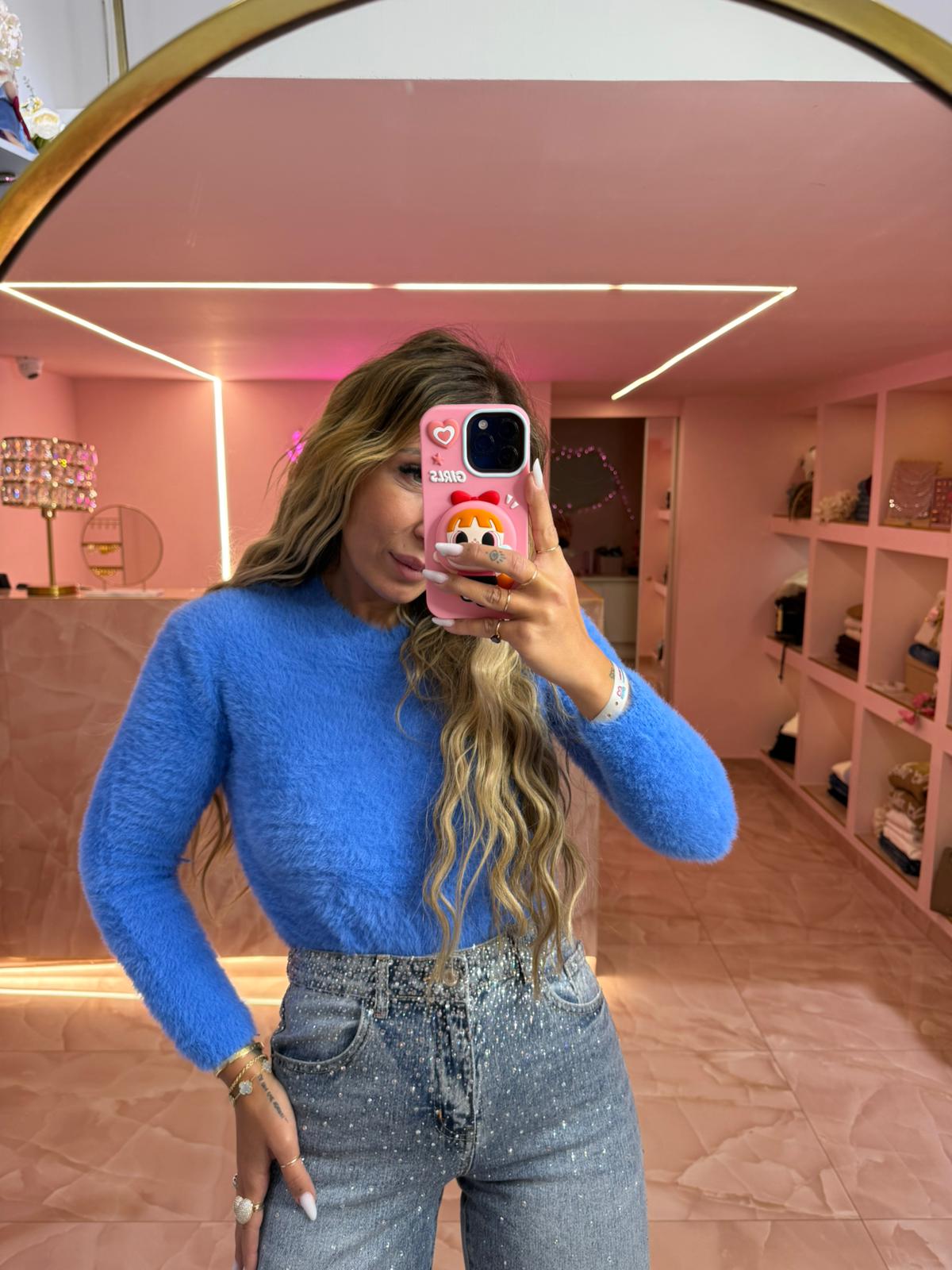 Maglioncino Pelosetto Blu ♥