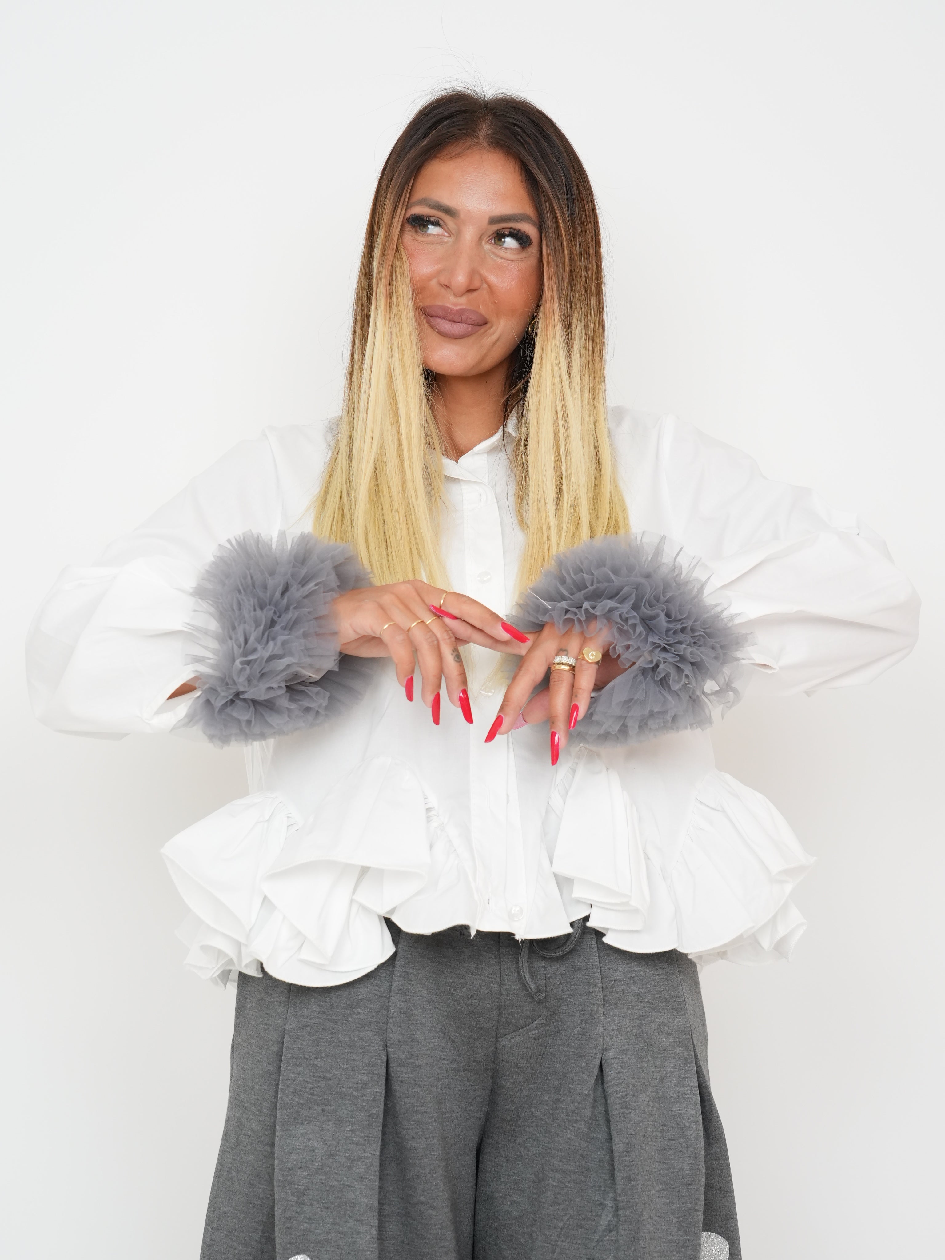 Camicia Bon Bon Grigia ♥