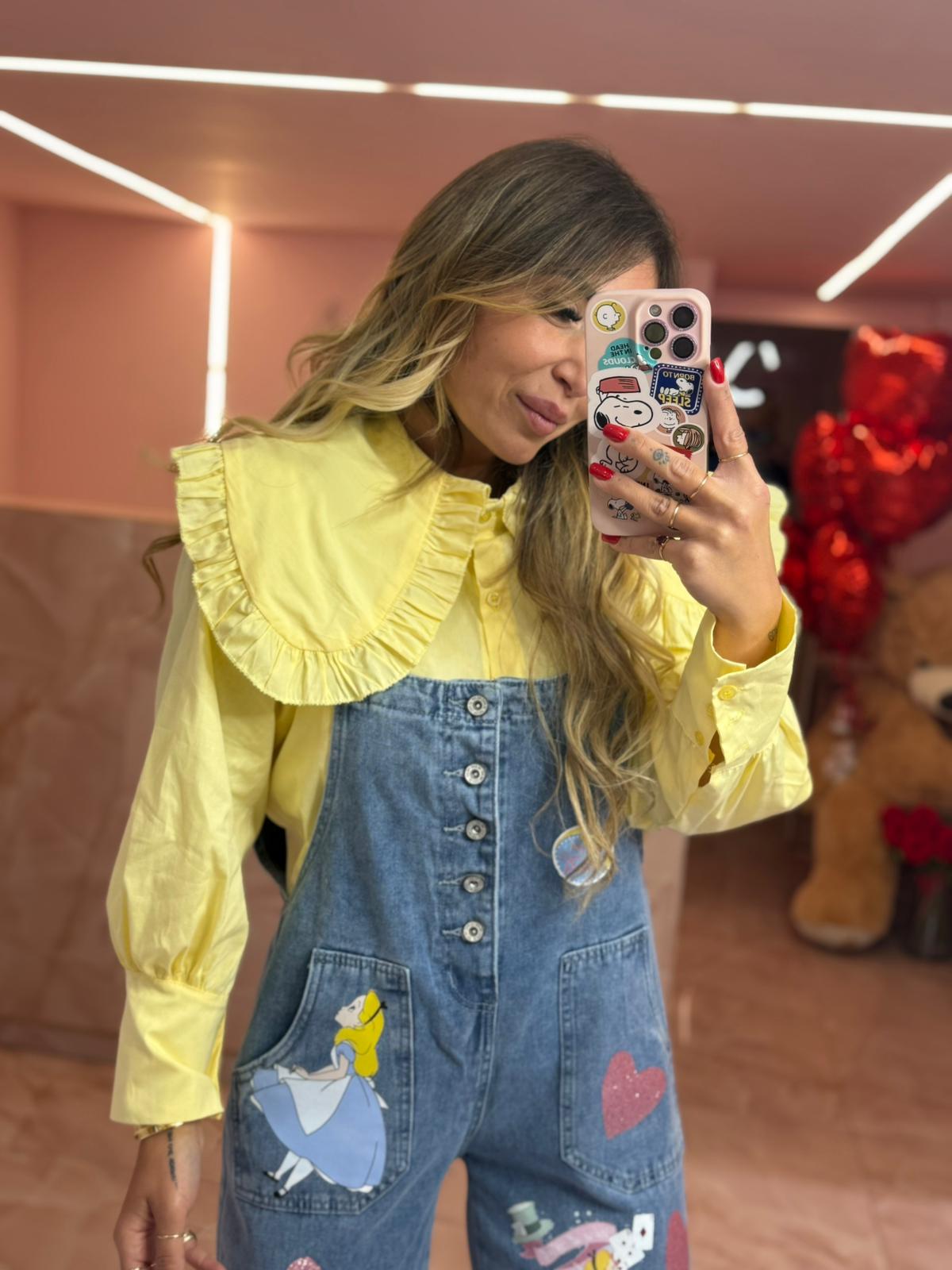 La Camicia Di Pry Collettone Gialla ♥