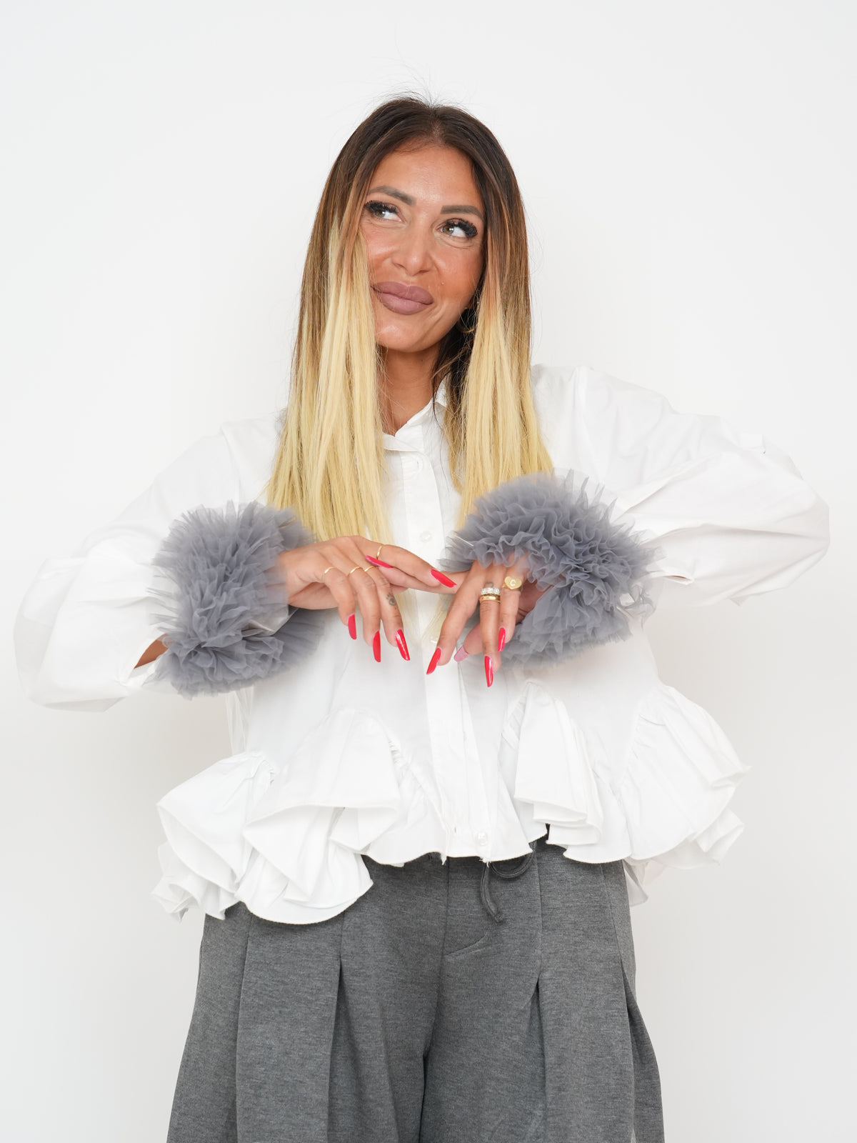 Camicia Bon Bon Grigia ♥