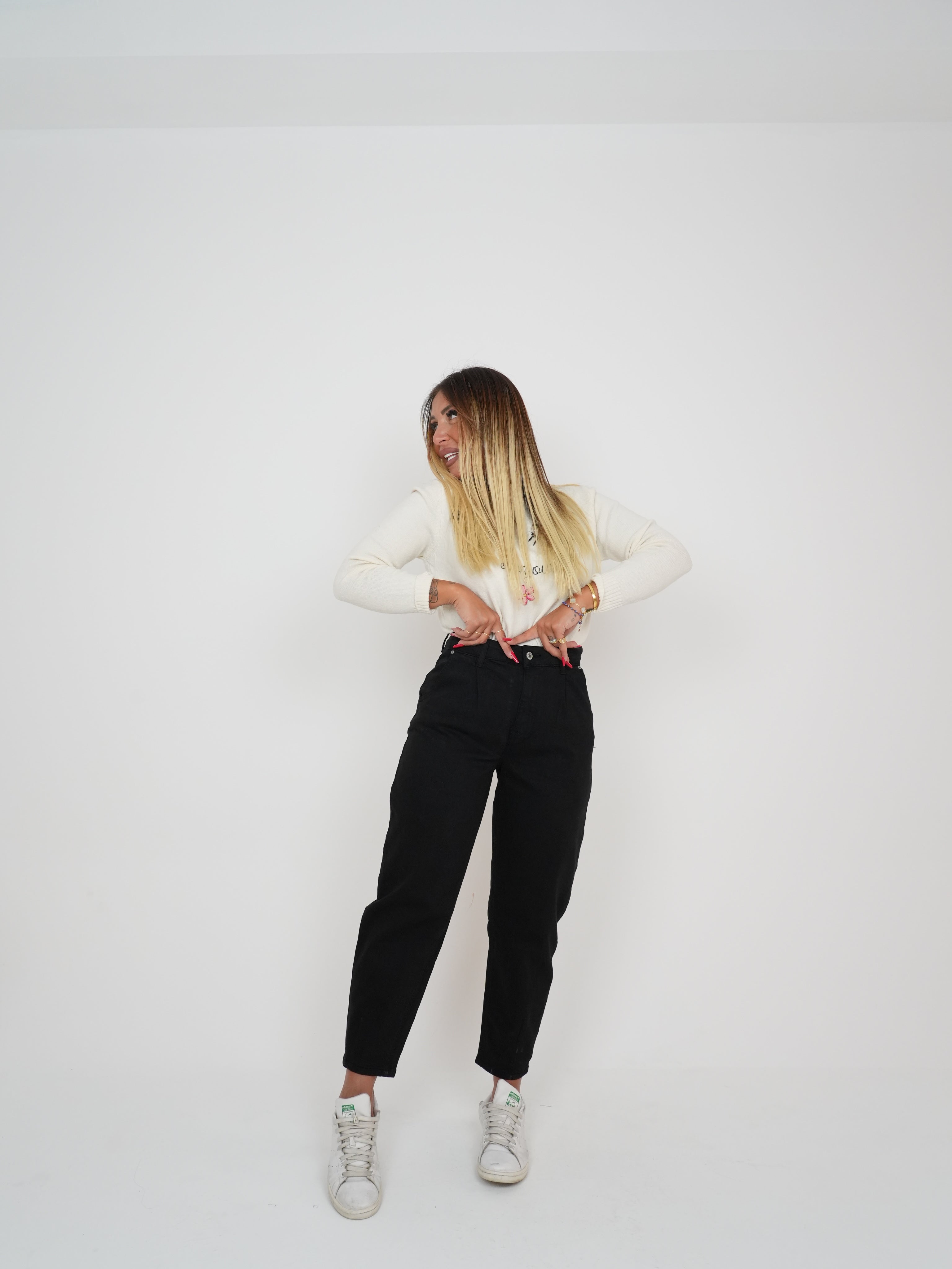 Jeans Sempliciotto Nero ♥