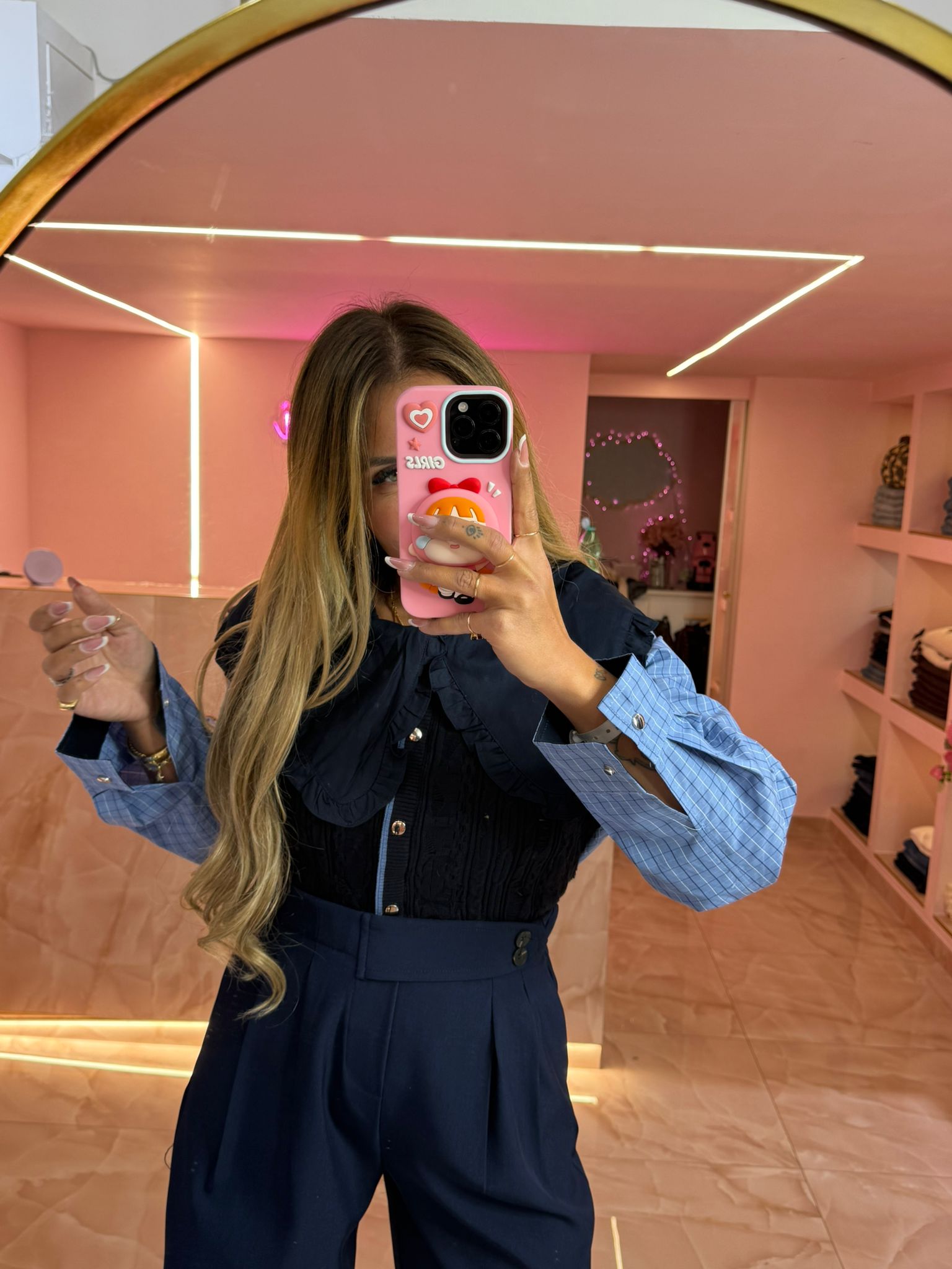 Camicia Collettone Blu ♥