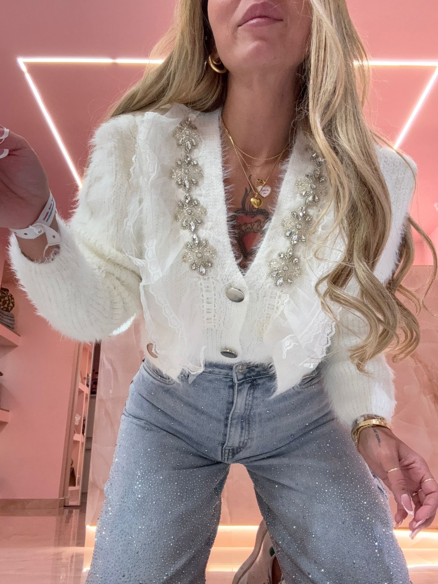 Pull Fiabesco Bianco ♥