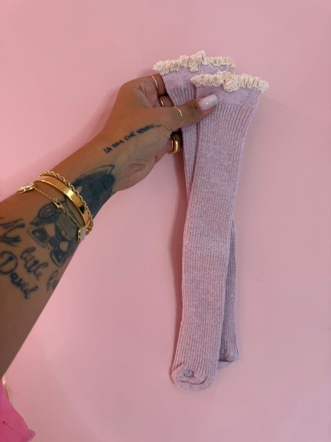 Calzini Glitter Rosa ♥