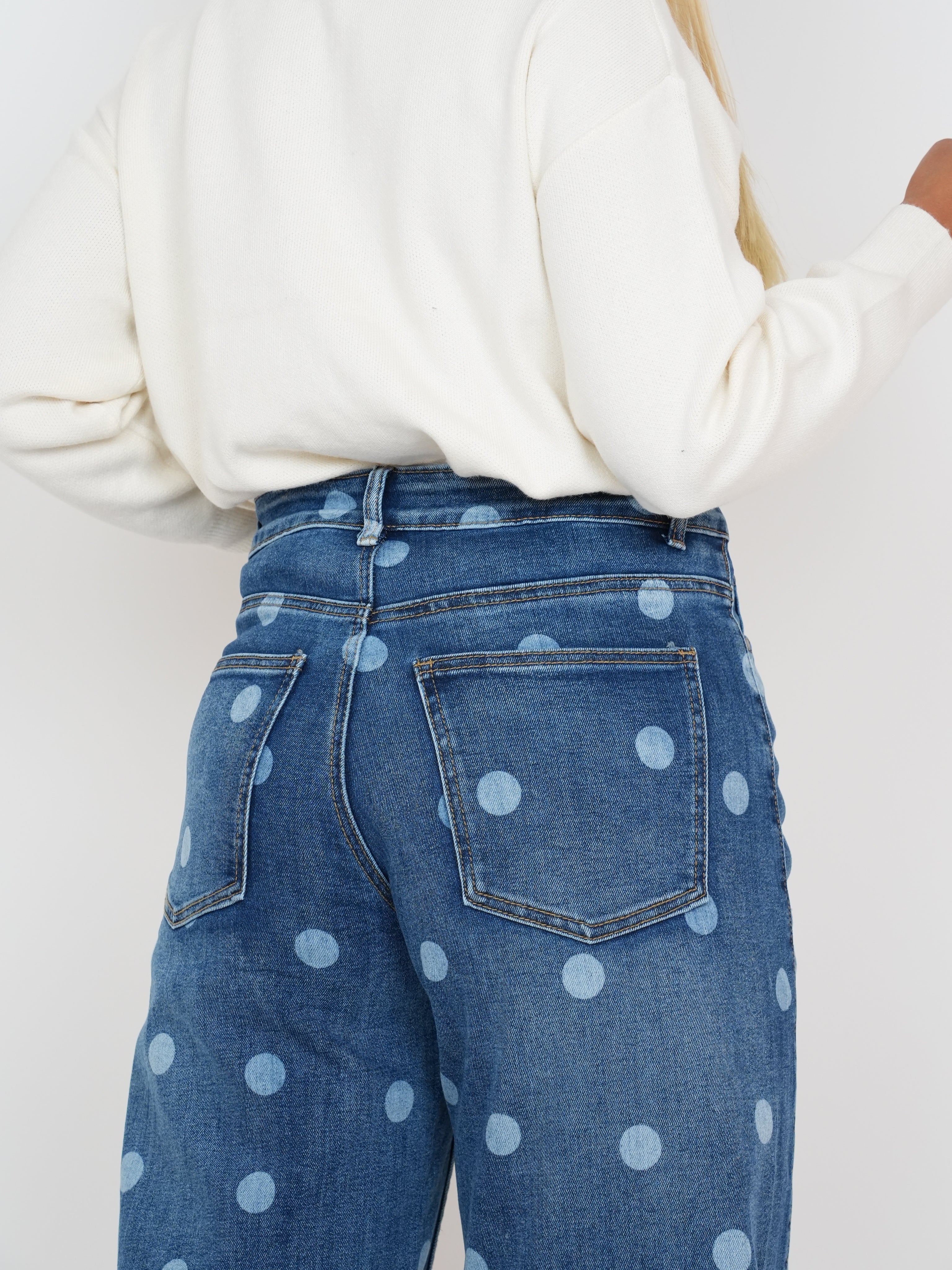 Il Jeans Con I Pallini ♥