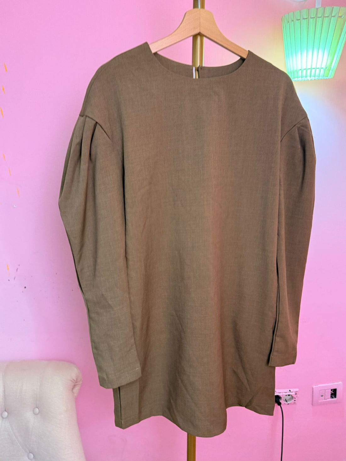 Dress In Camicia Biscotto Balloon