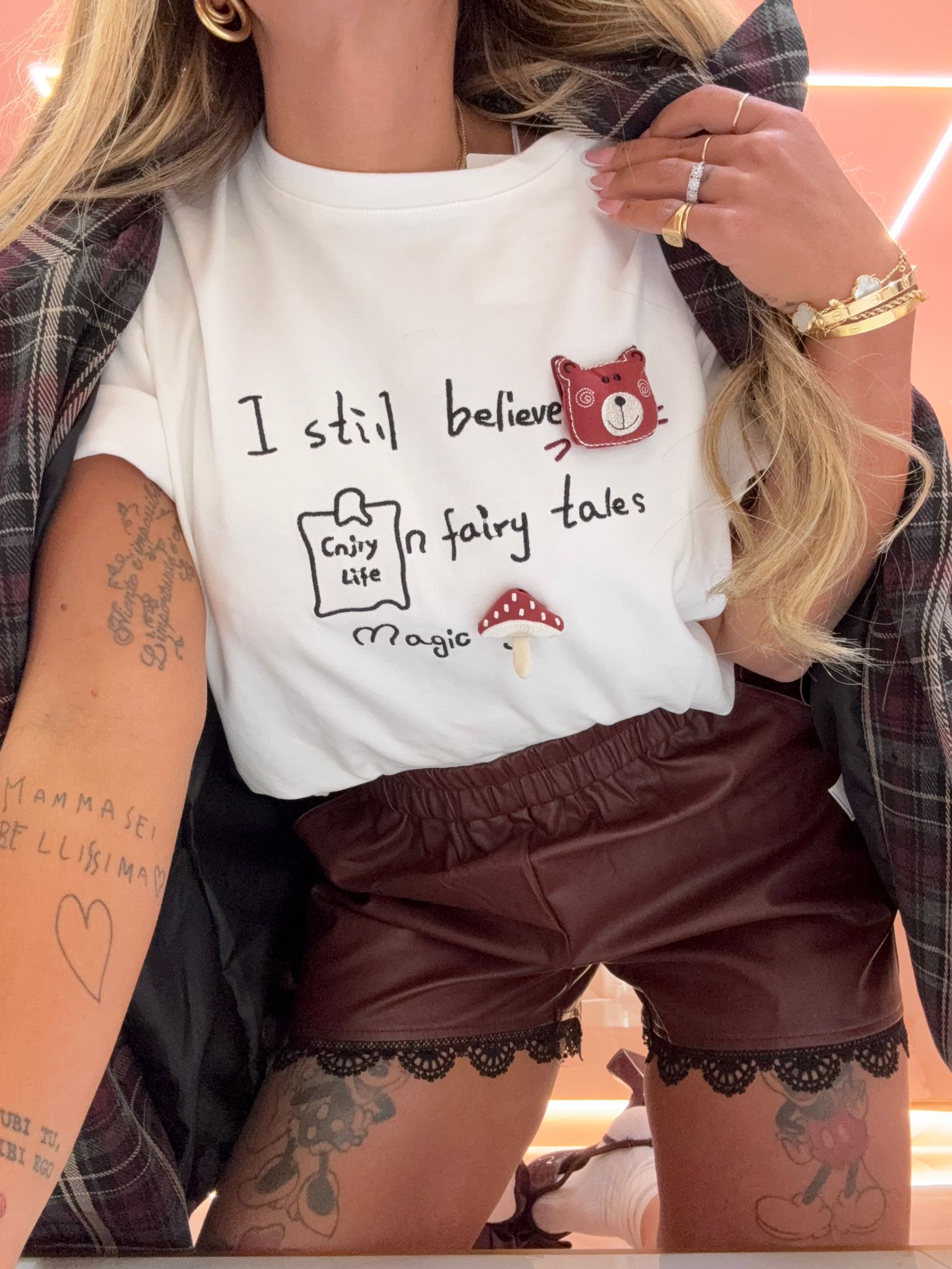 Shirt Funghetto Bianca ♥