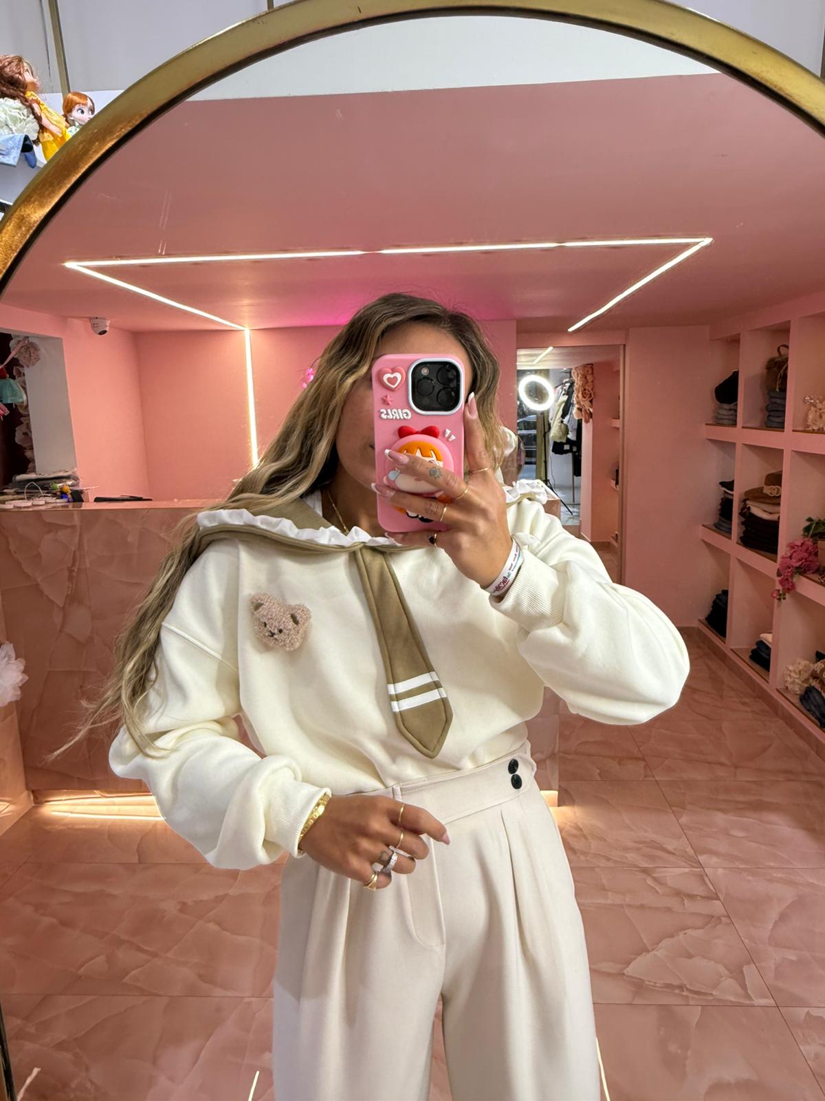Felpa TeddyAMO Beige ♥