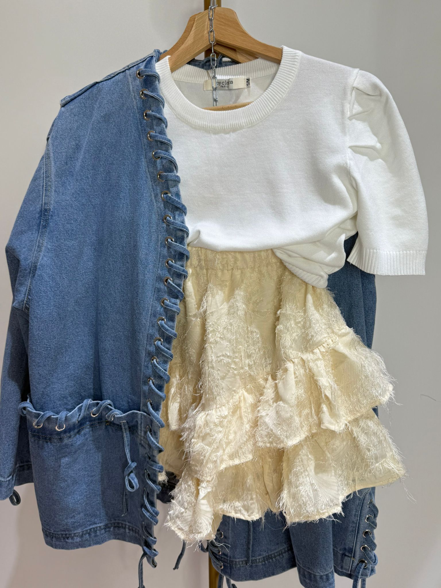 Giacca In Jeans Treccine ♥