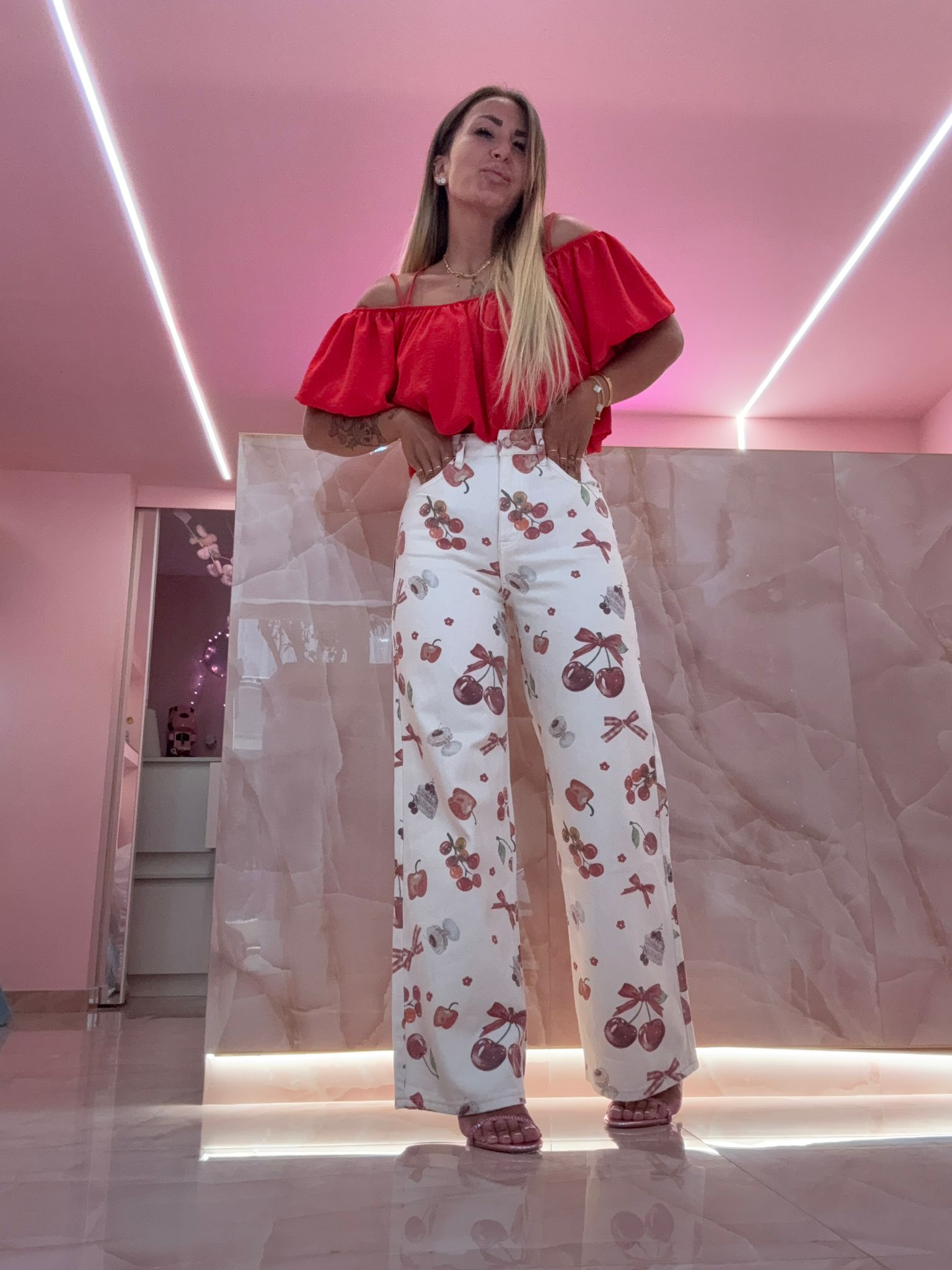 Jeans Ciliegine Palazzo ♥