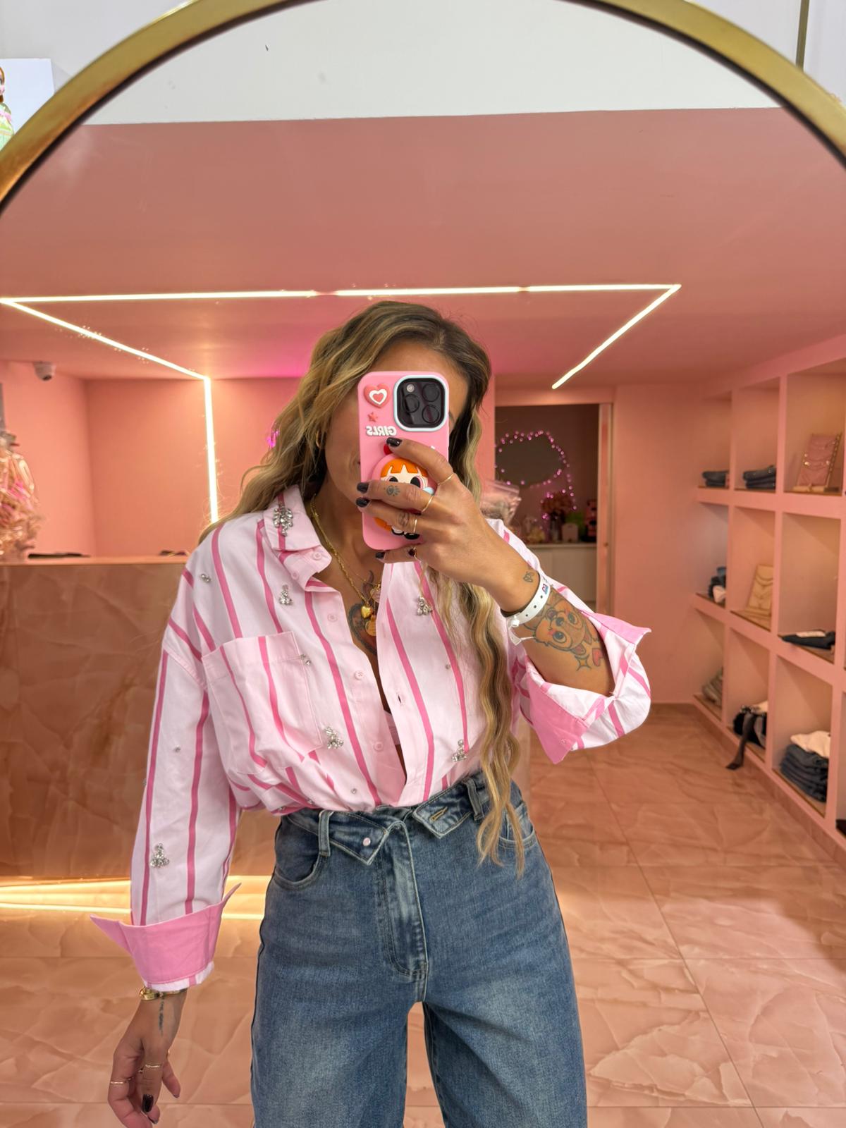 Camicia Rosa Gang ♥
