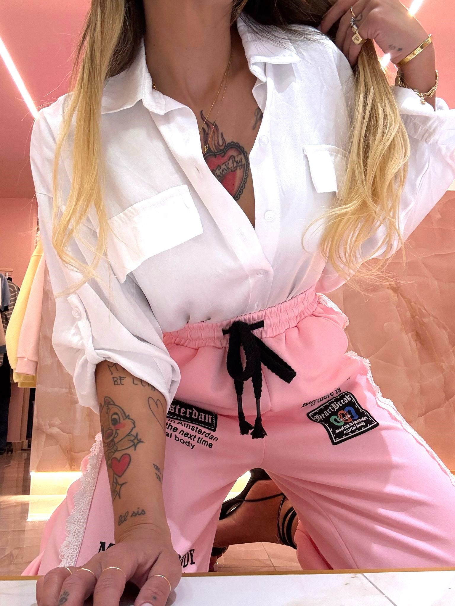 Camicia Mood Zara Bianca ♡