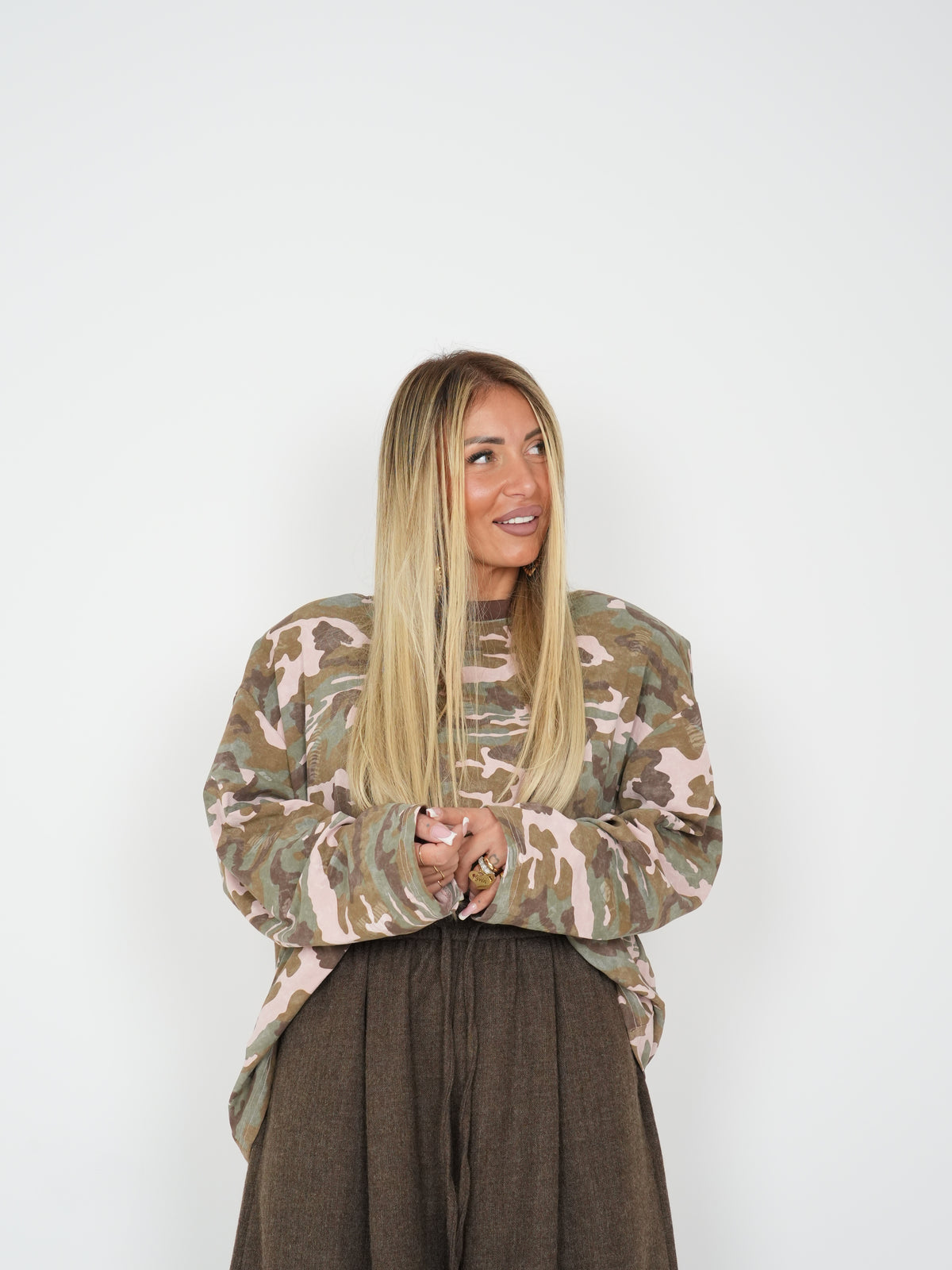 Maxi Shirt Camufflage L&