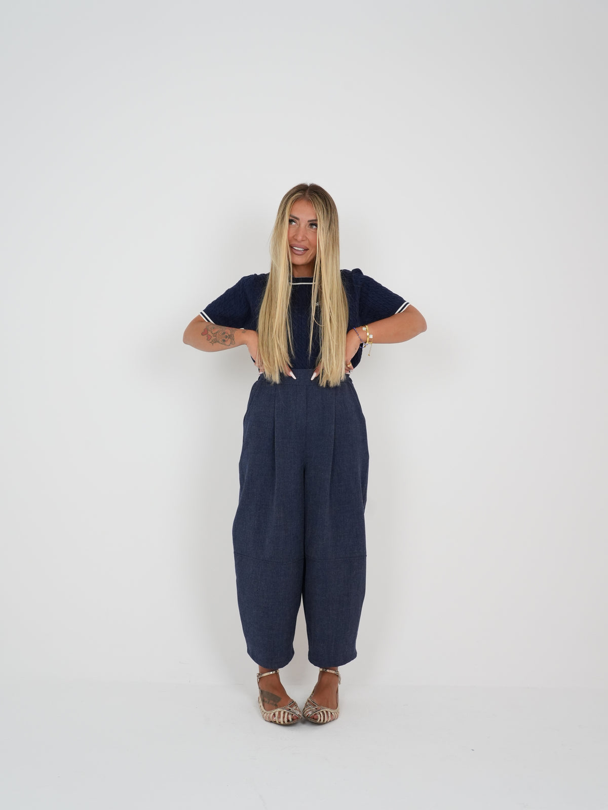 Pantalone Benjamin Blu Nido D&