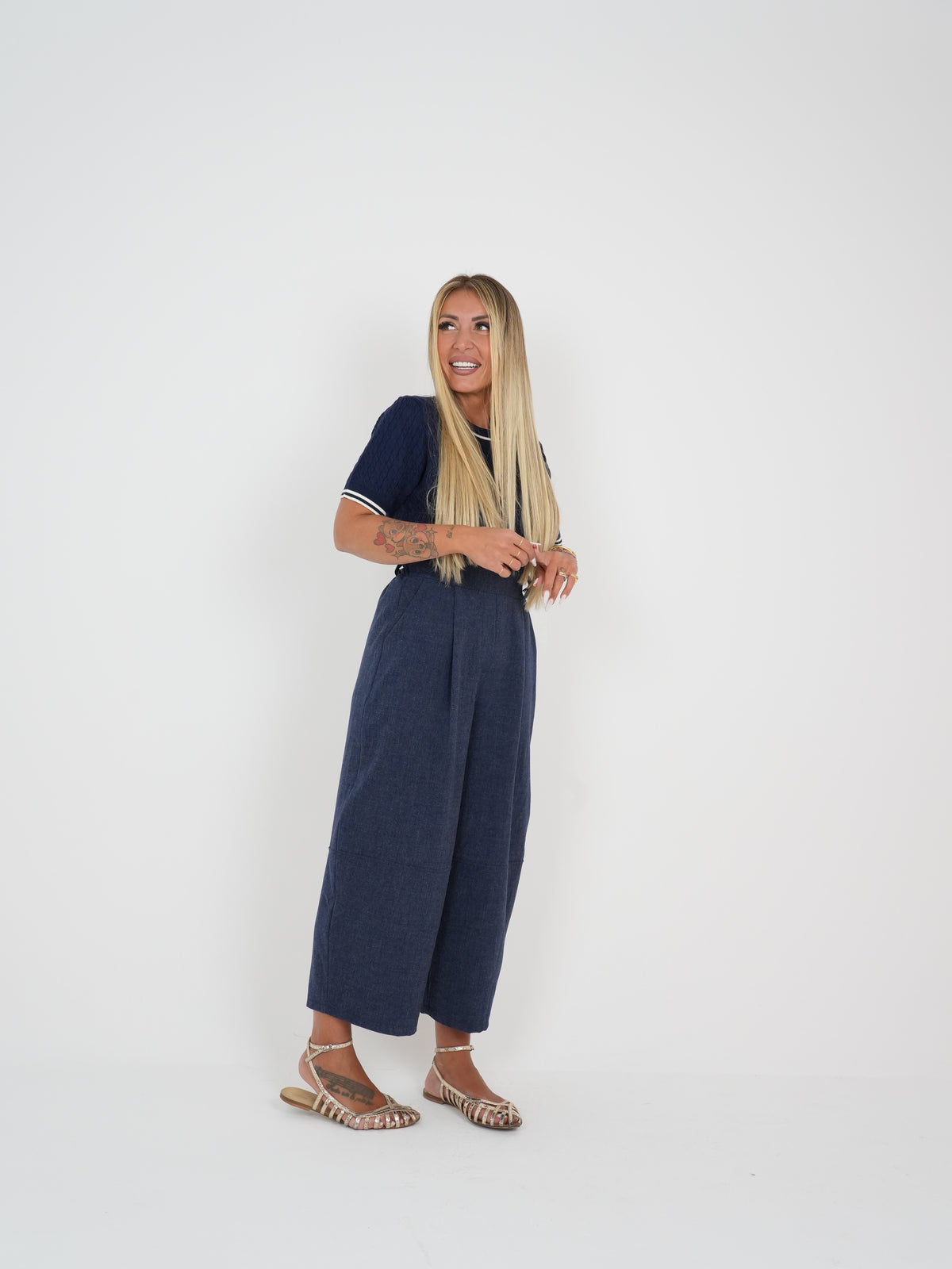 Pantalone Benjamin Blu Nido D&