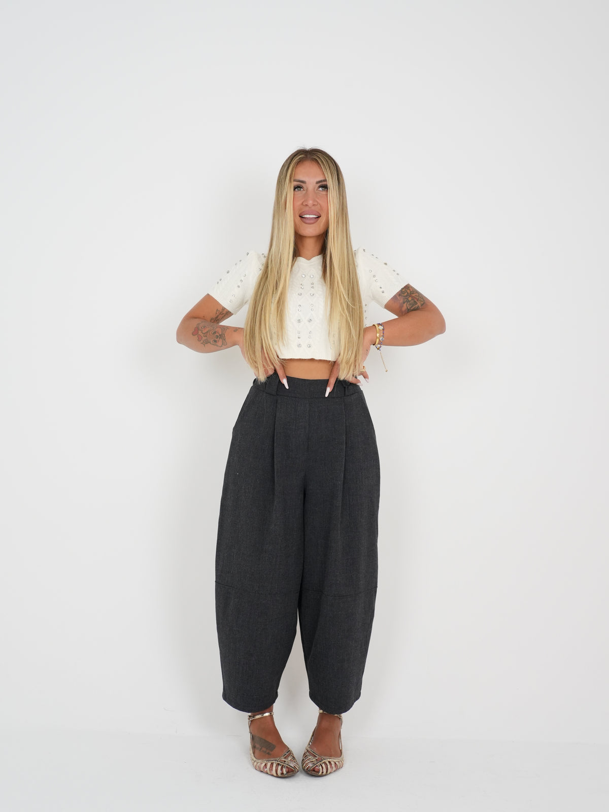 Pantalone Benjamin Grigio Nido D&