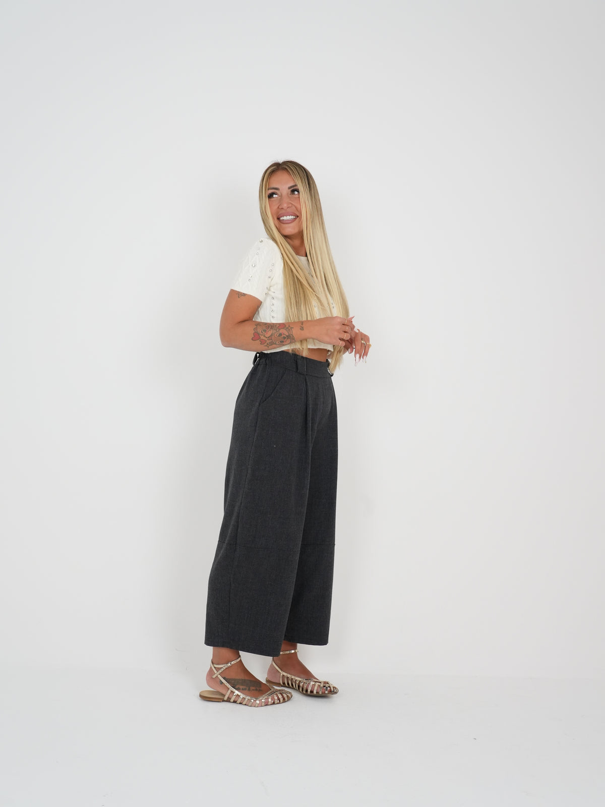 Pantalone Benjamin Grigio Nido D&