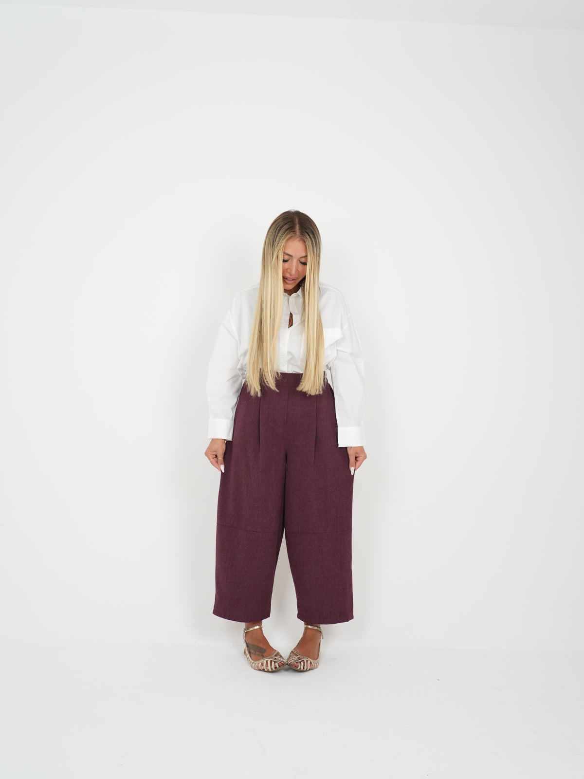 Pantalone Benjamin Bordeaux Nido D&