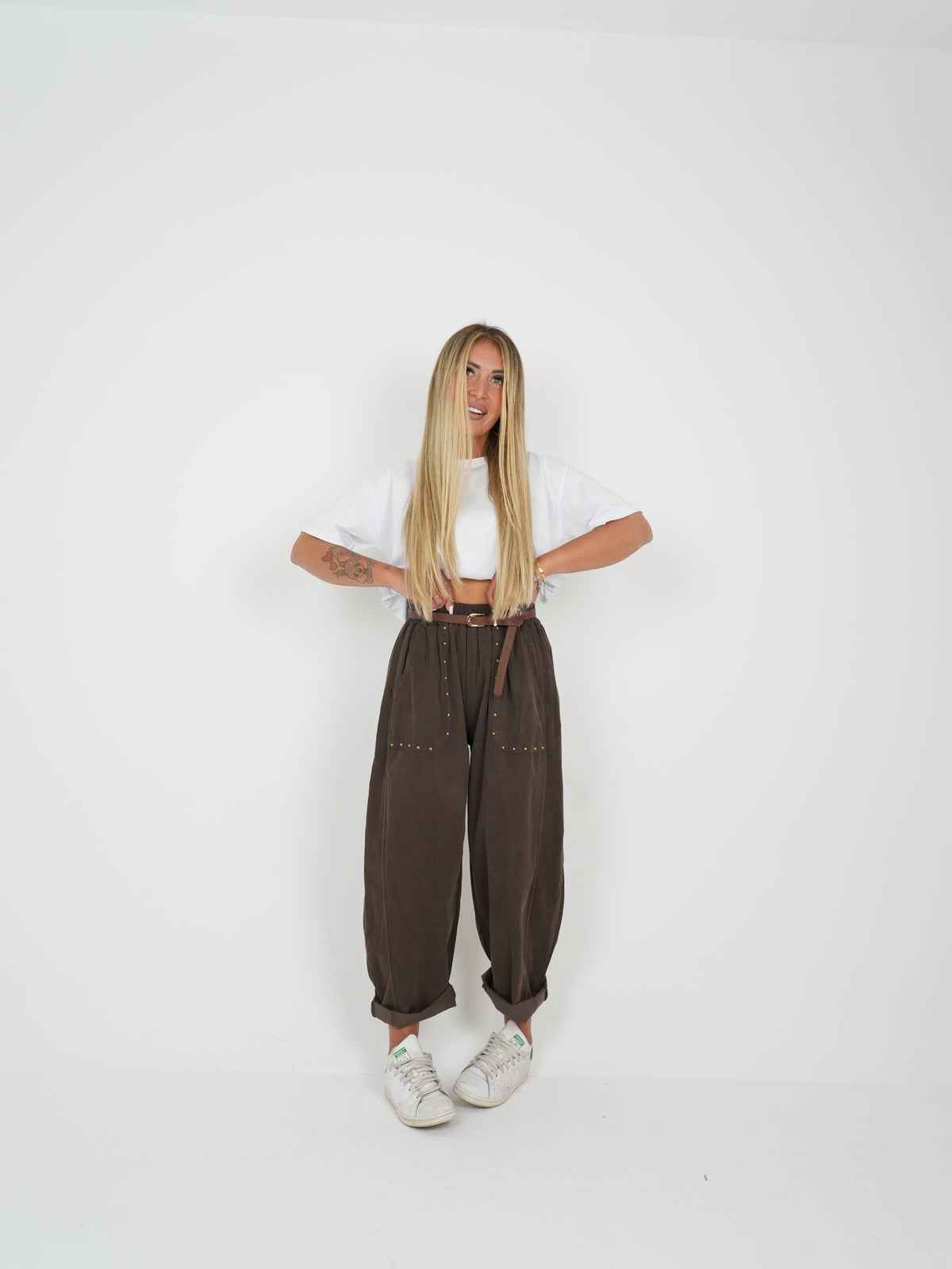 Pantalone Velluto Borchiette ♥