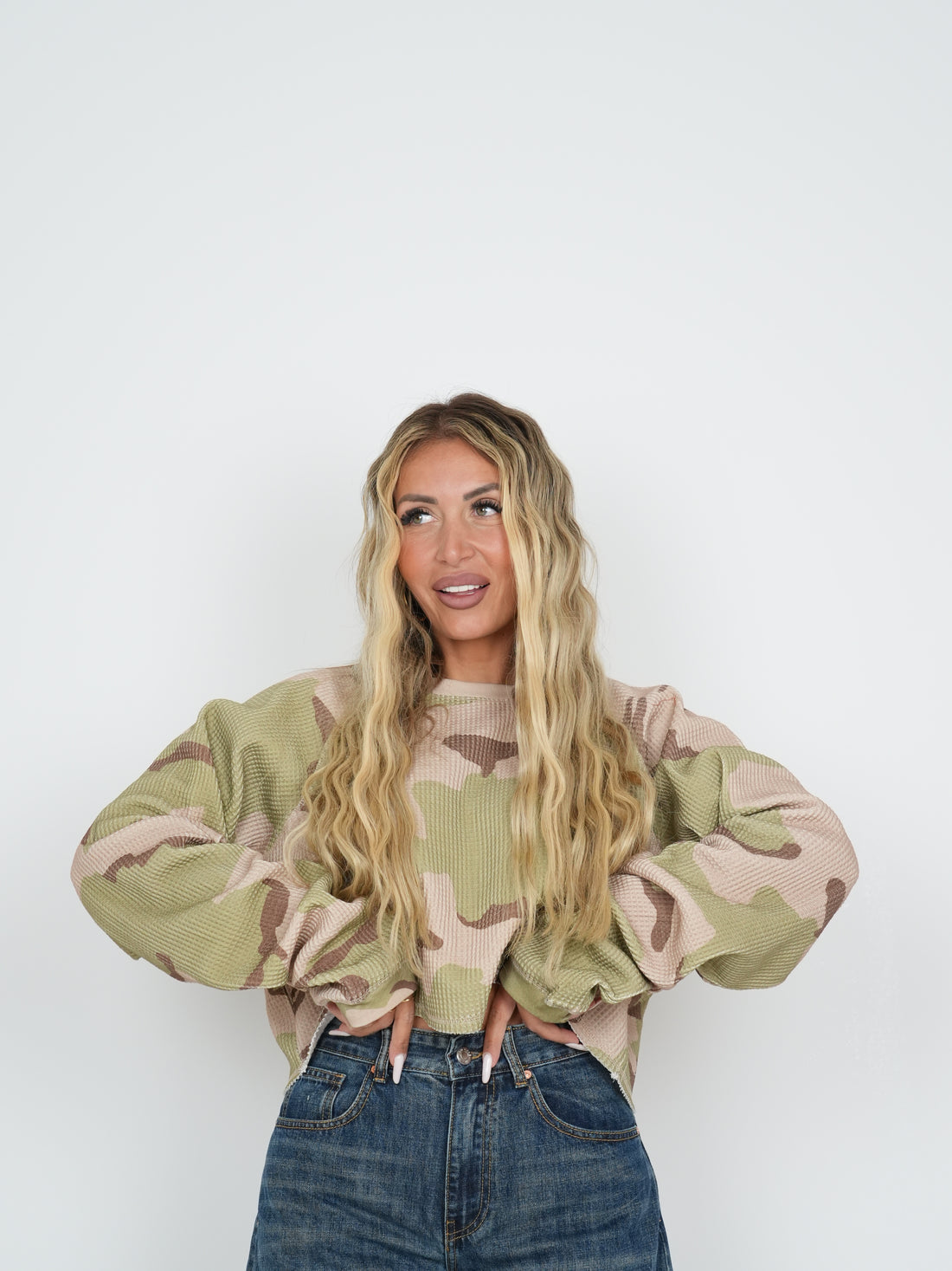 Maglia Camouflage Crop ♥