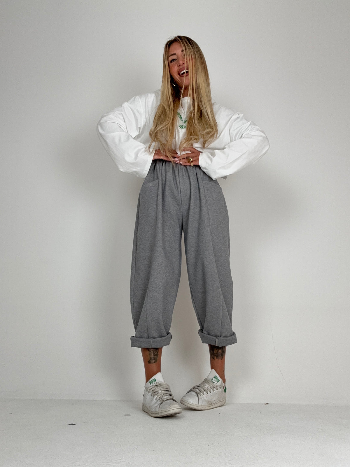 Pantaloni Super Gym Grigio ♥