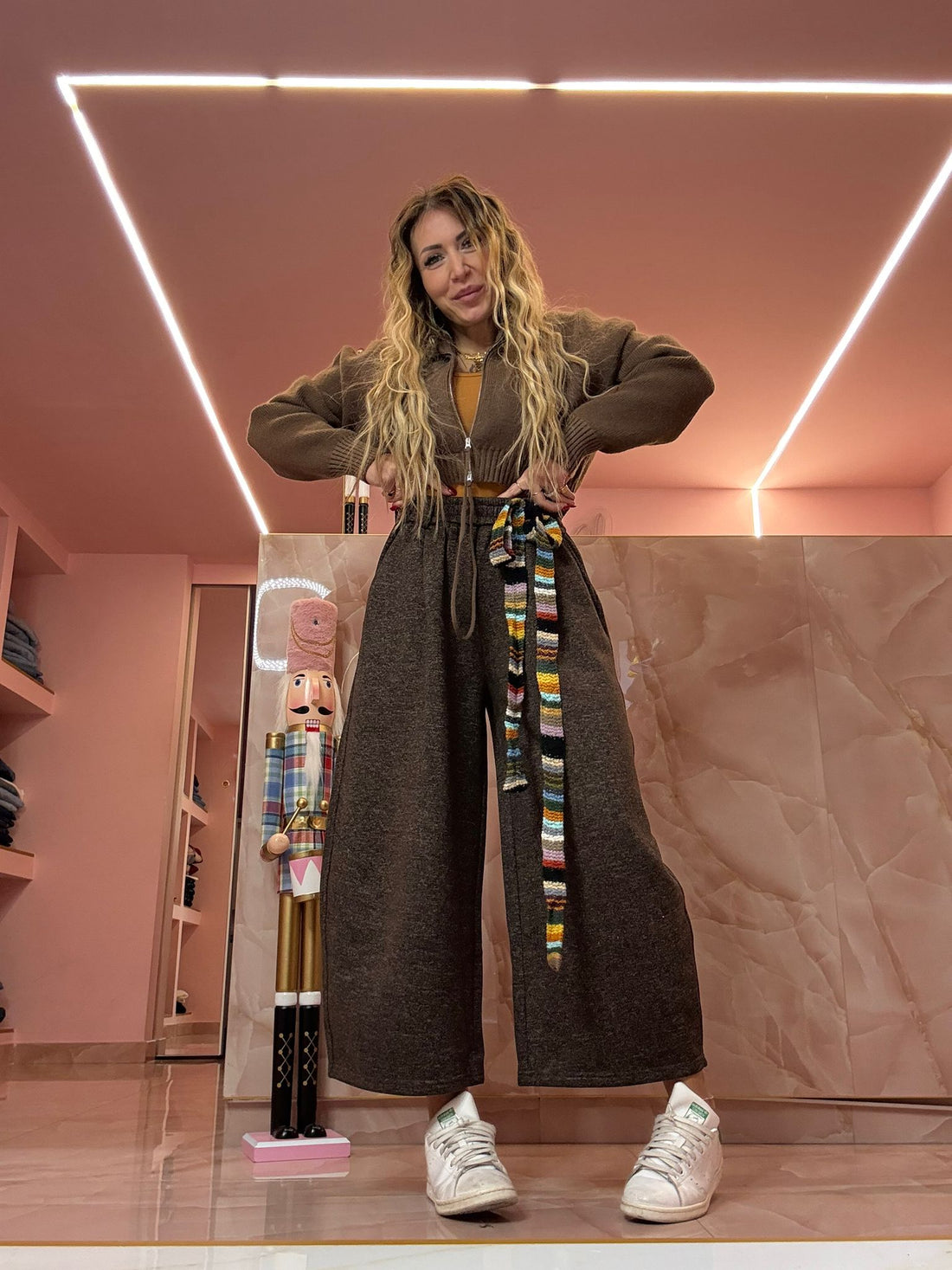 Il Pantalone Hippy Marro&