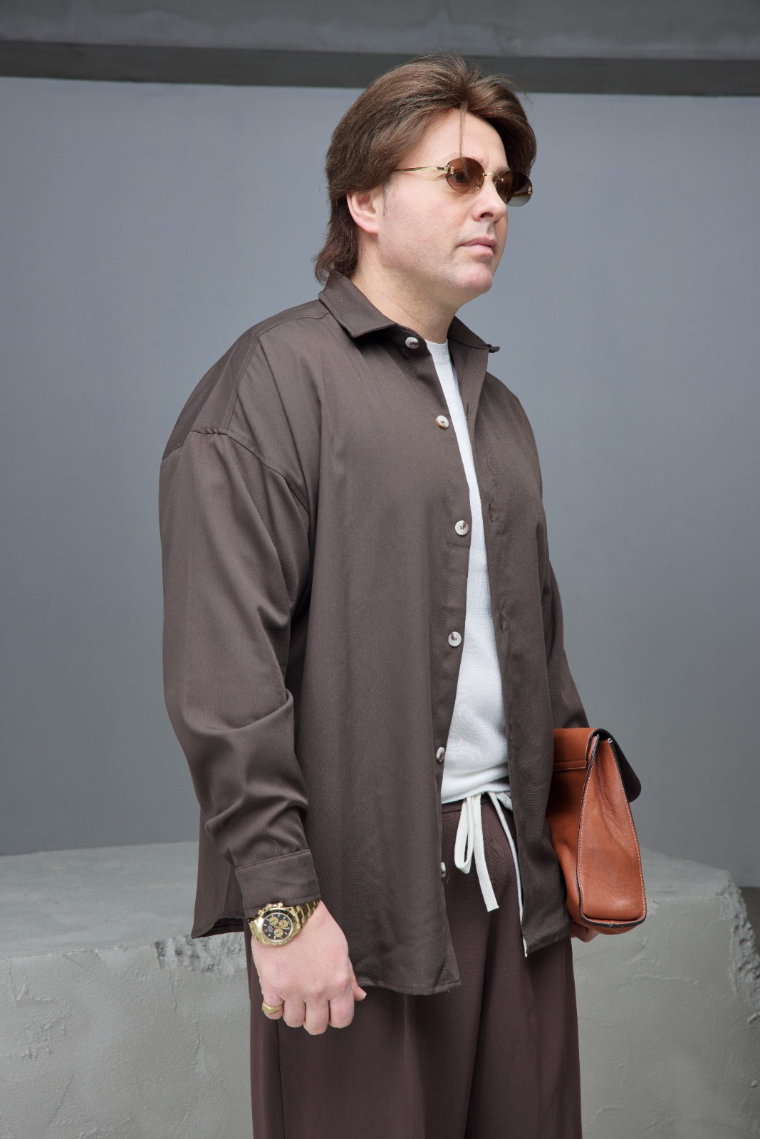 Camicia Marrone Just Man ♥