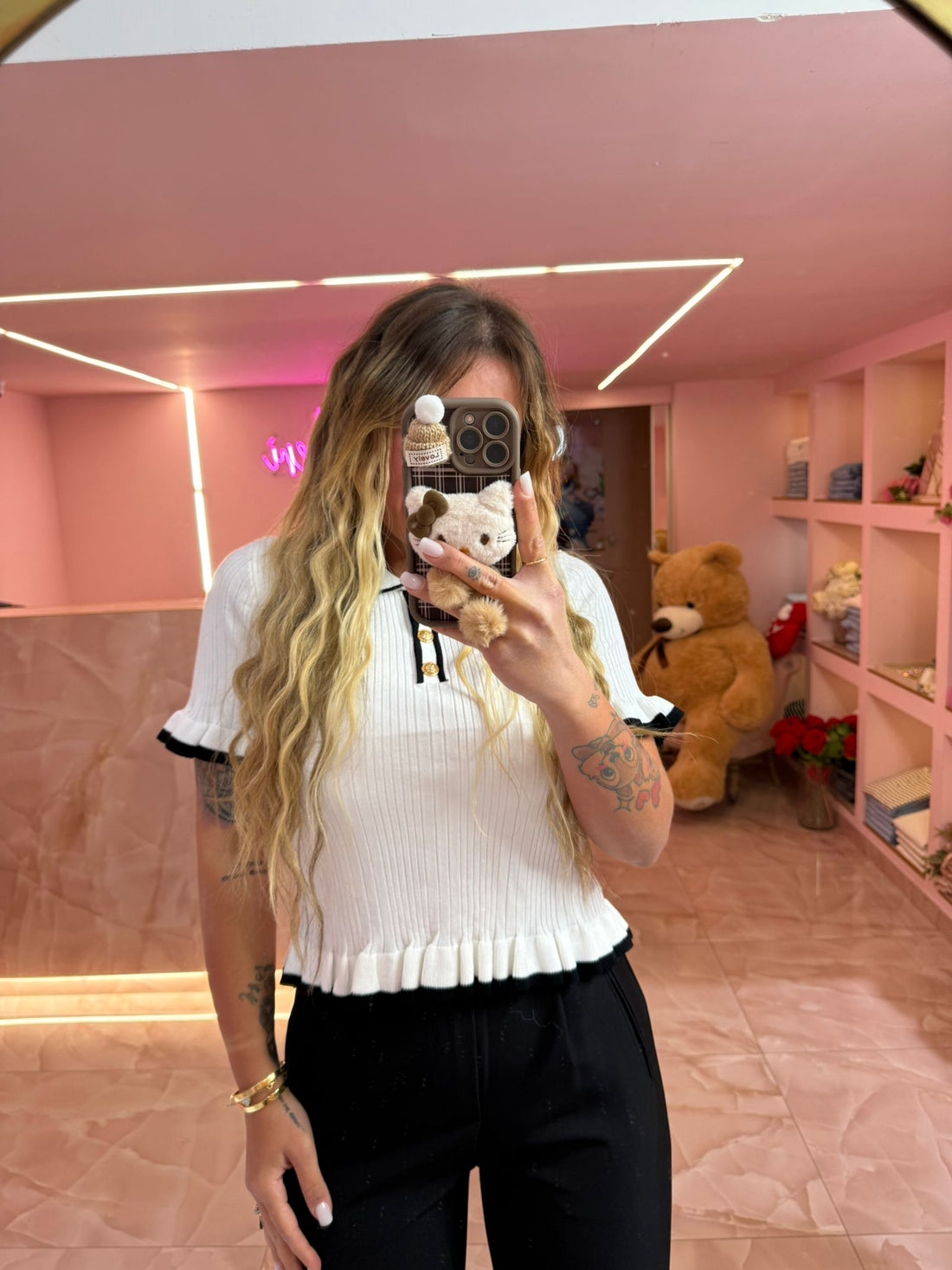 Polo BonTon Bianca & Nera ♥