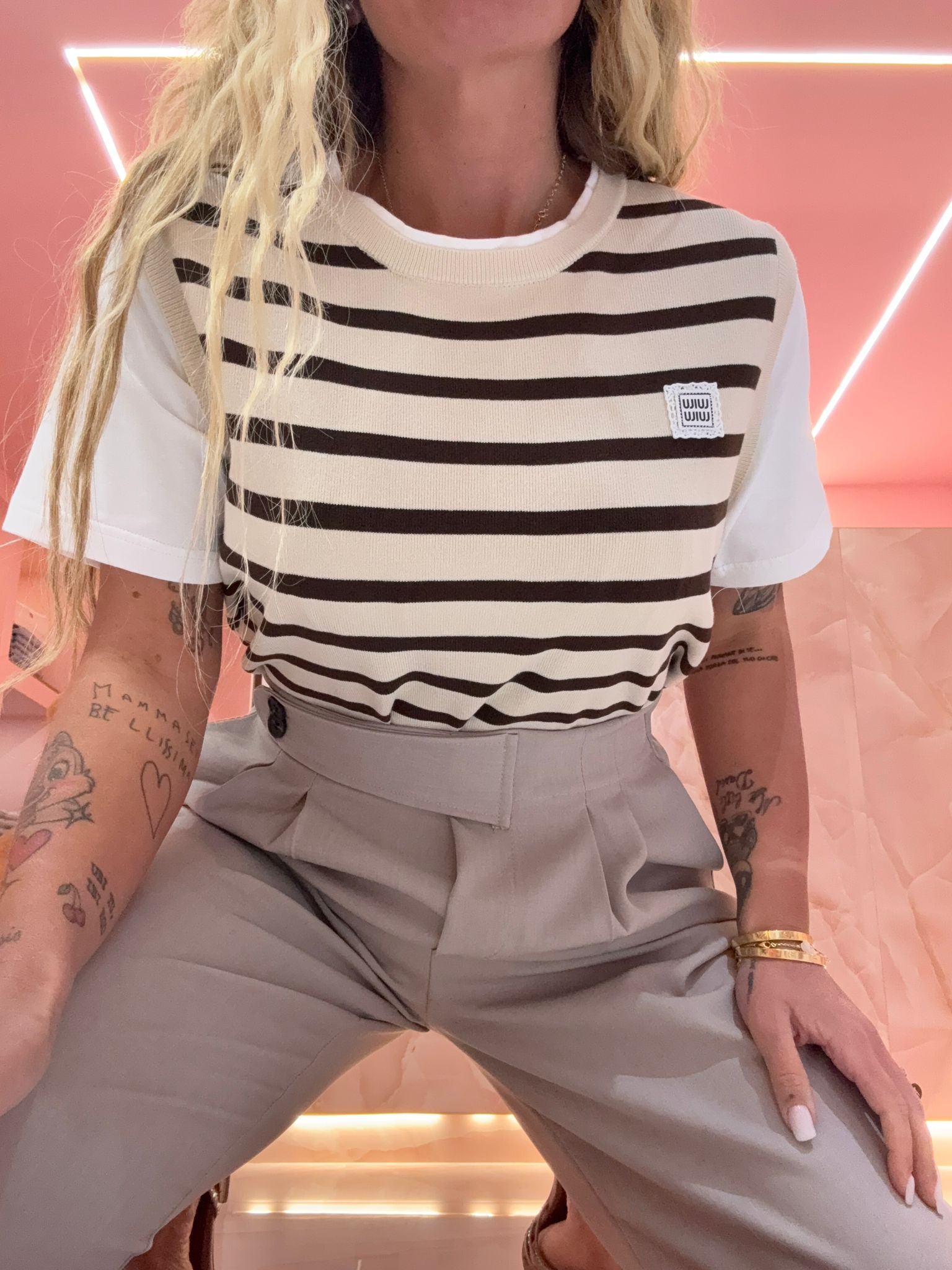 La Maglia Col Gilet Beige ♥