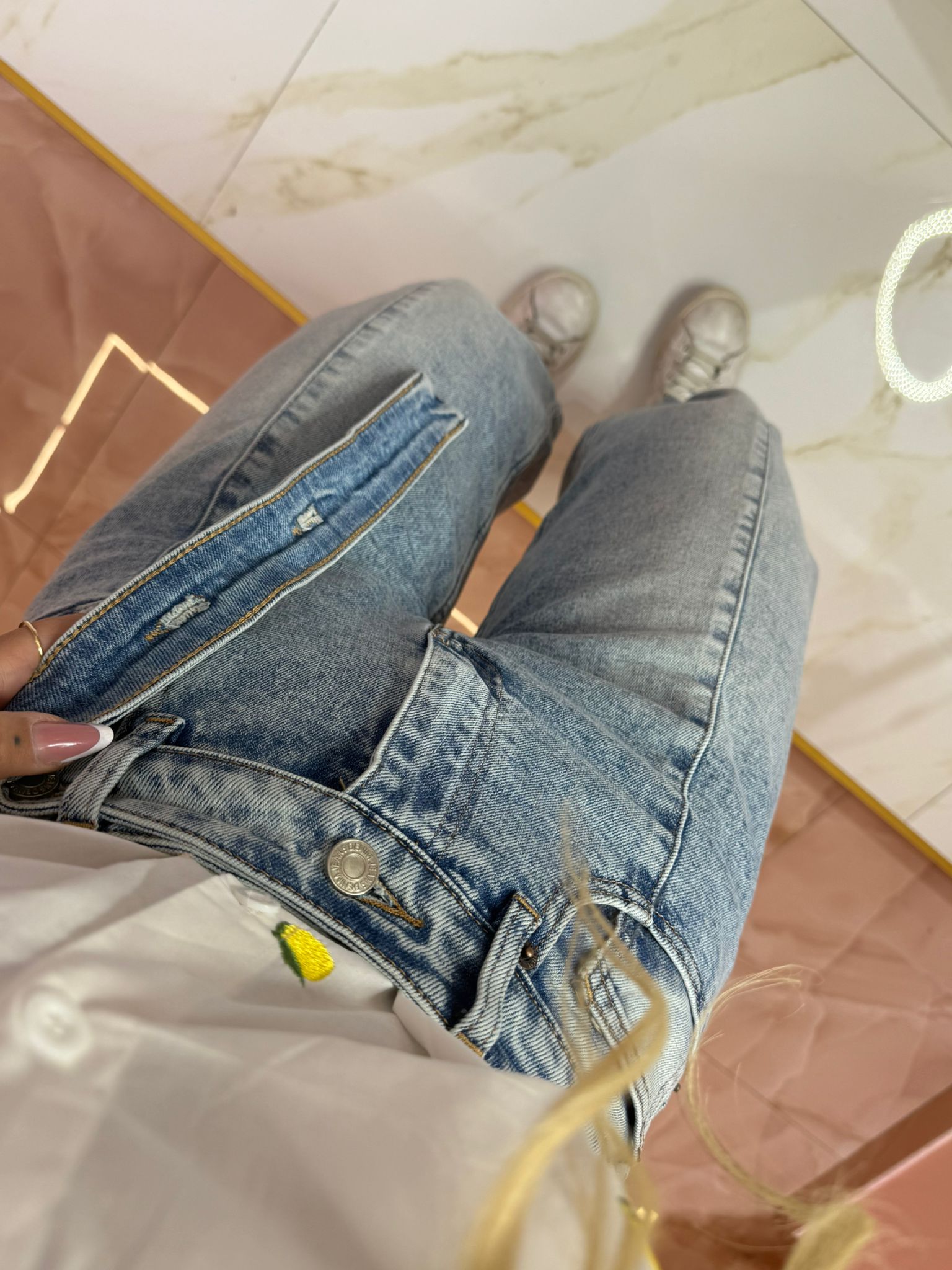 Jeans Doppio Bottone ♥
