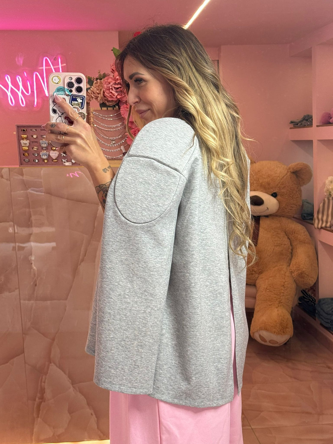 La Polo a Mantella Grigia ★