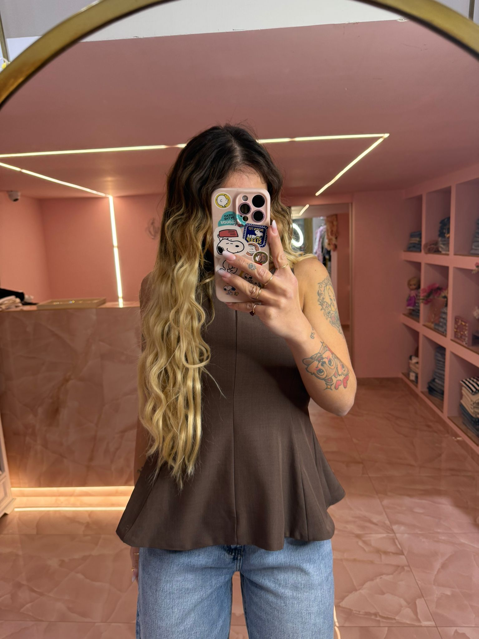Blusa Zara Marro&
