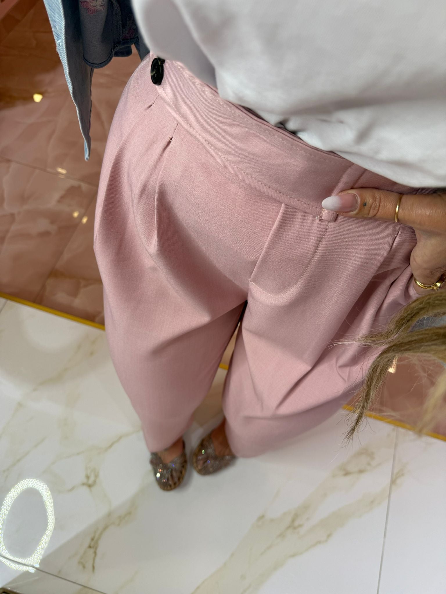 Pantalone Cielo Rosa Cipria ♥