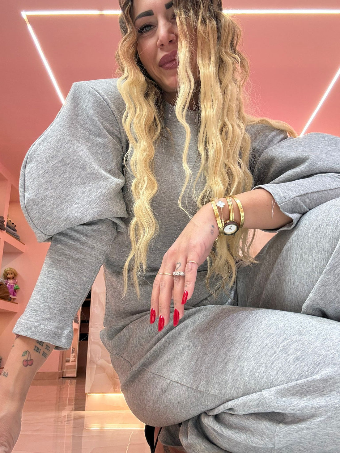 Coordinato Lulla Grigio ♥