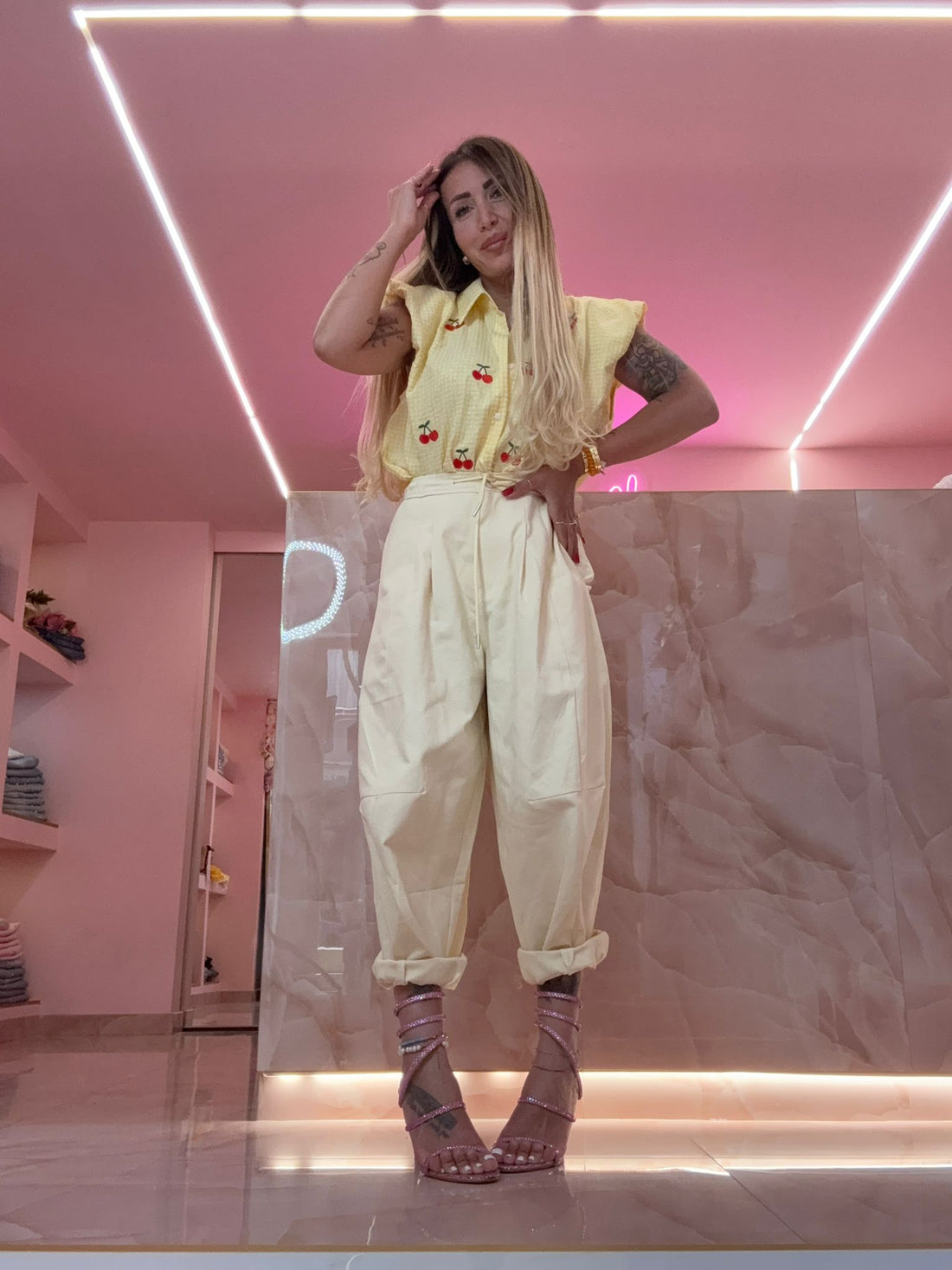 Jeans Oscar Giallo Pastello ♥