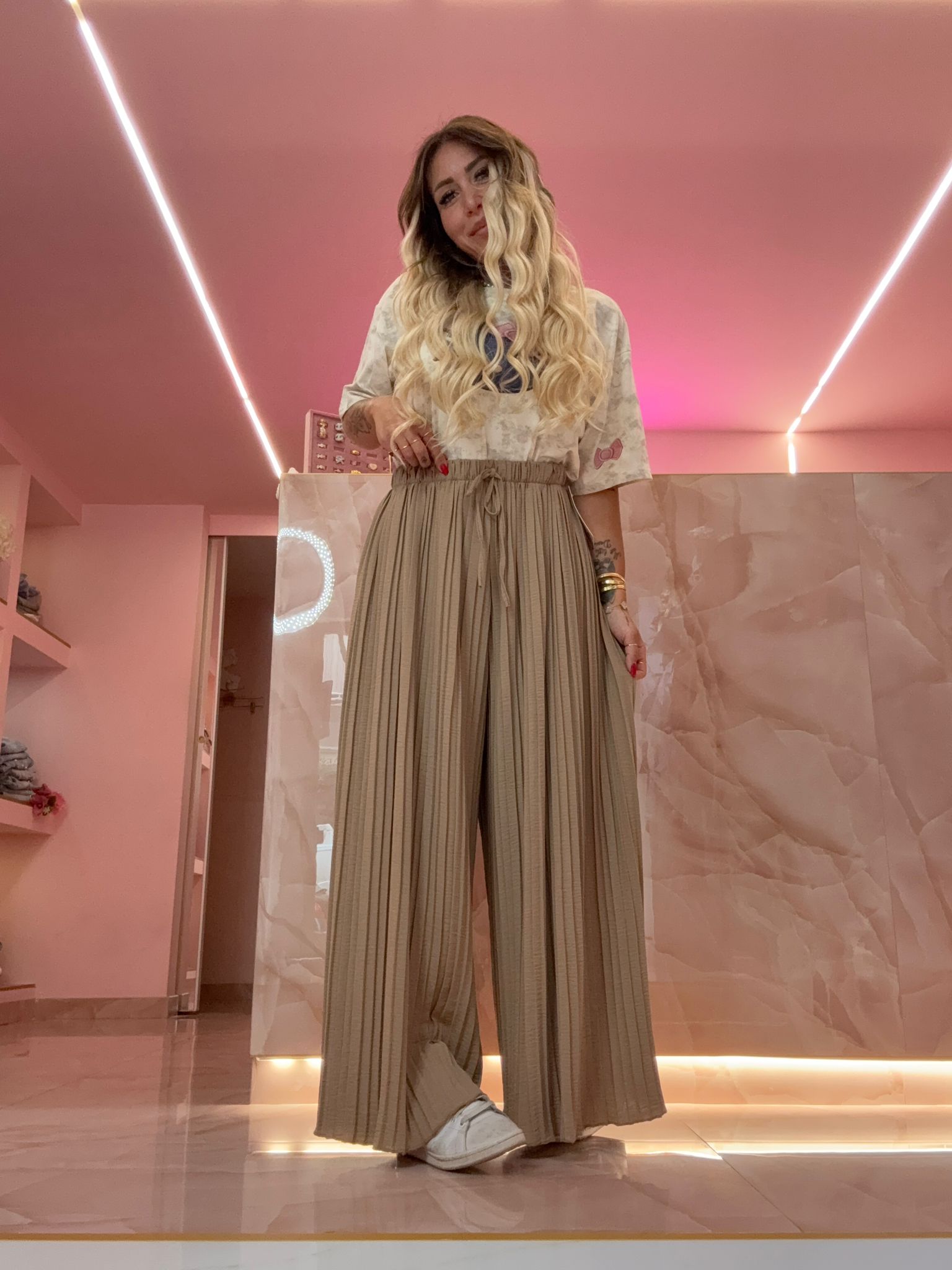 Pantaloni Plissè Biscotto ♥