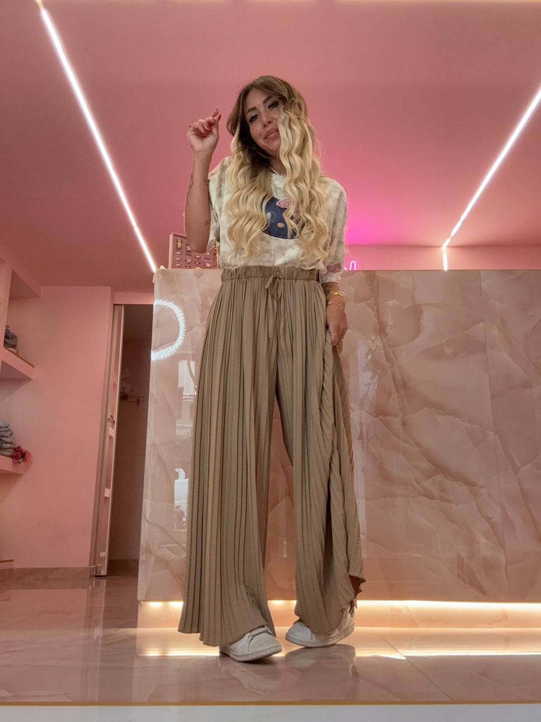 Pantaloni Plissè Biscotto ♥
