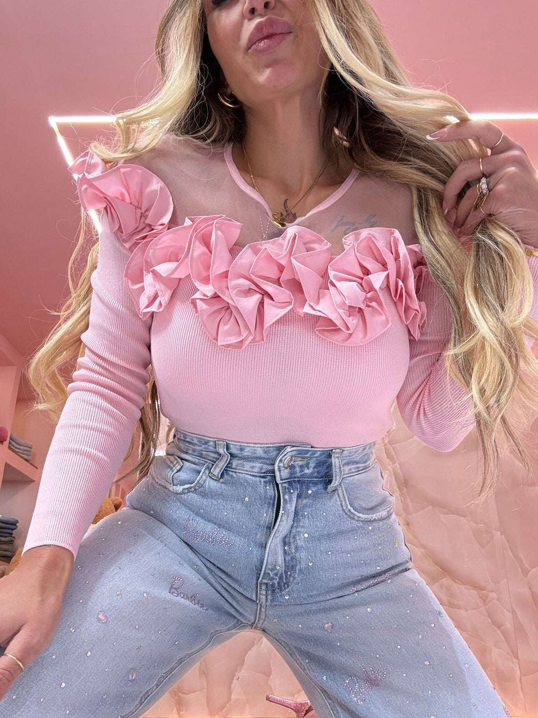 Maglia Fru fru Rosa