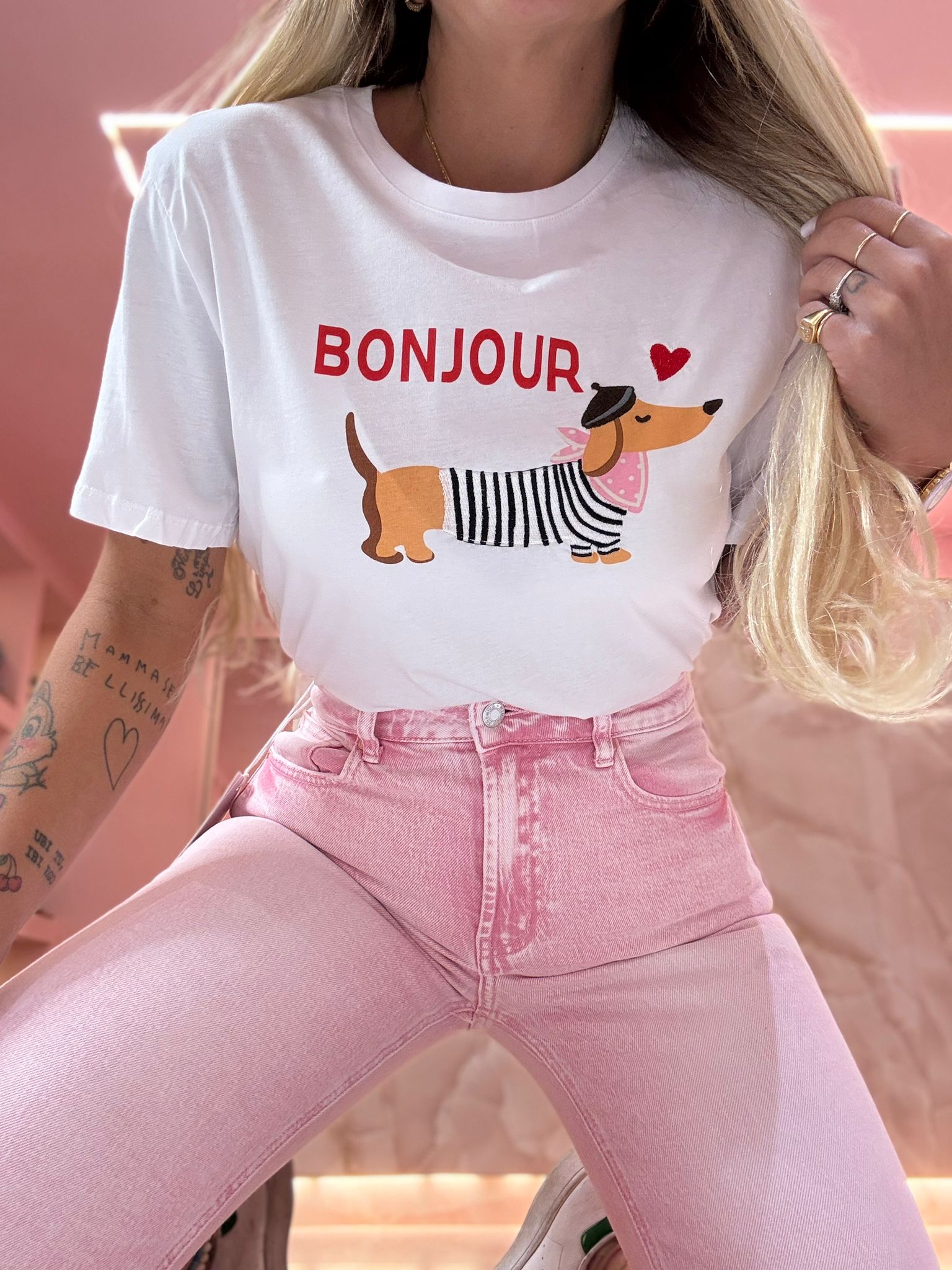 Shirt Bassotto Bonjour ♥