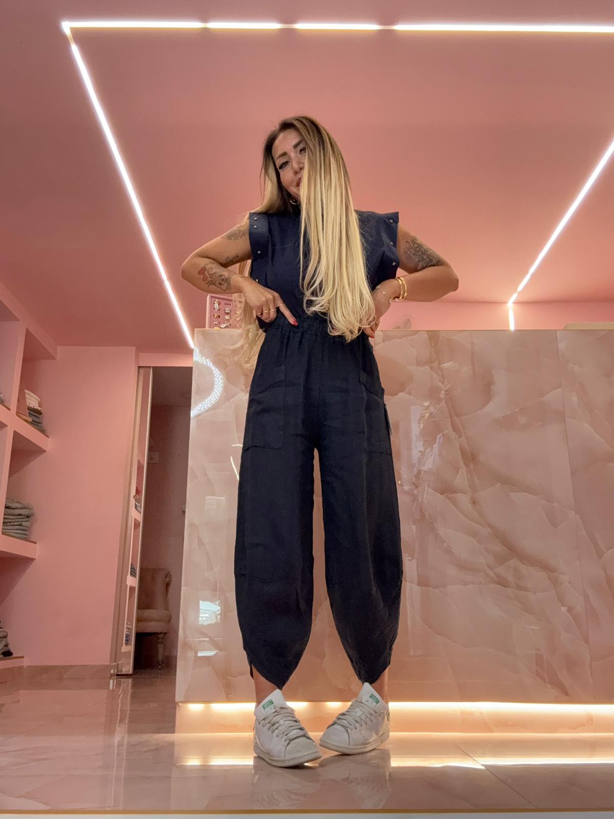 Pantaloni Aladino Blu Navy ♥