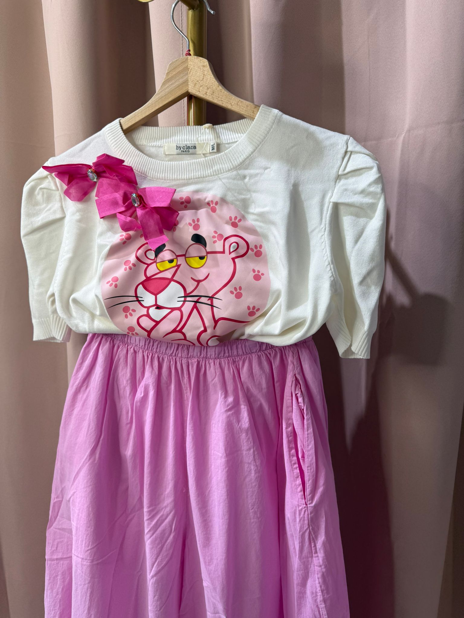 MAGLIA FILO PANTERA ROSA SALDI!