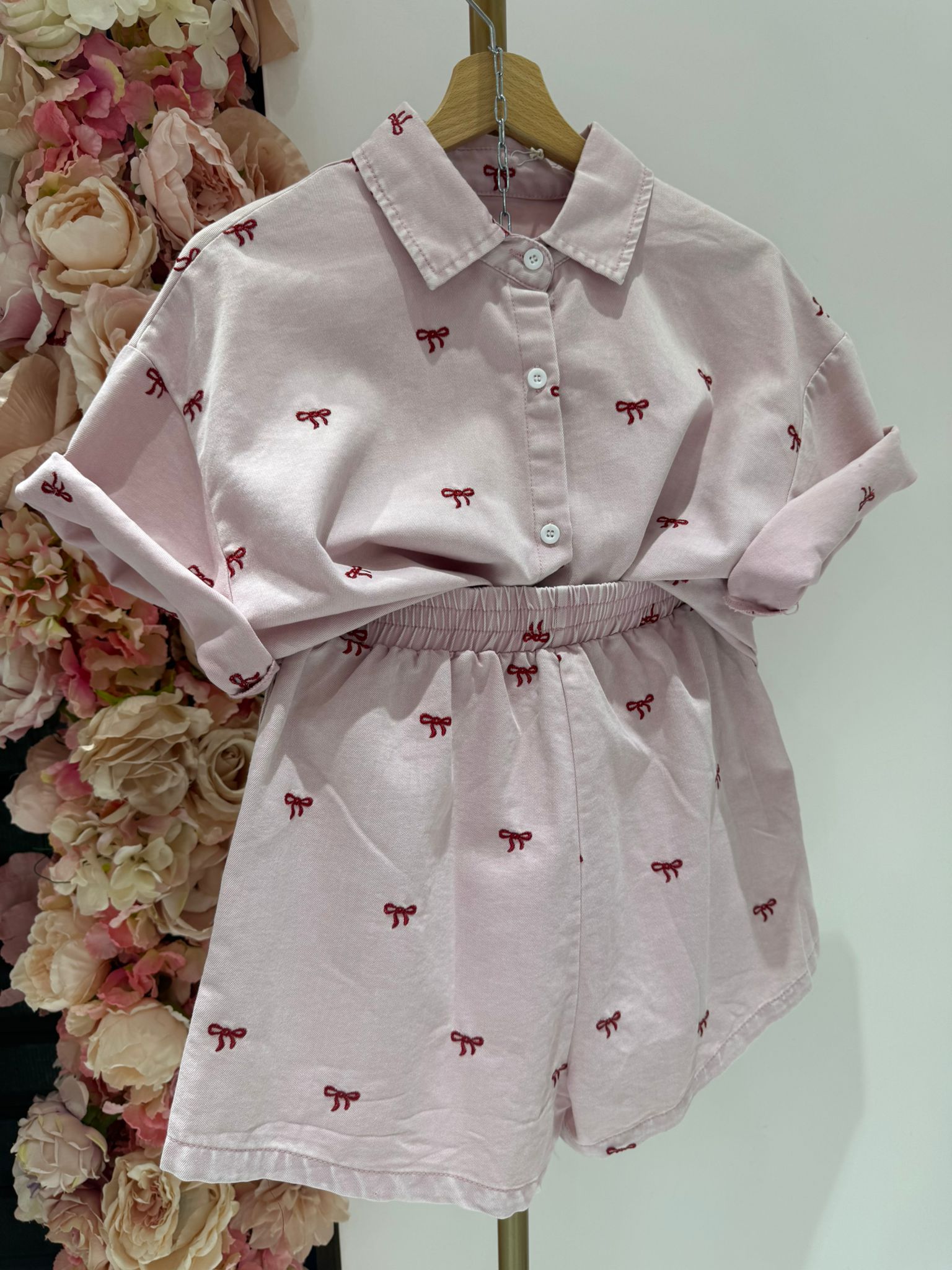 COORDINATO DENIM FIOCCHETTI SALDI!