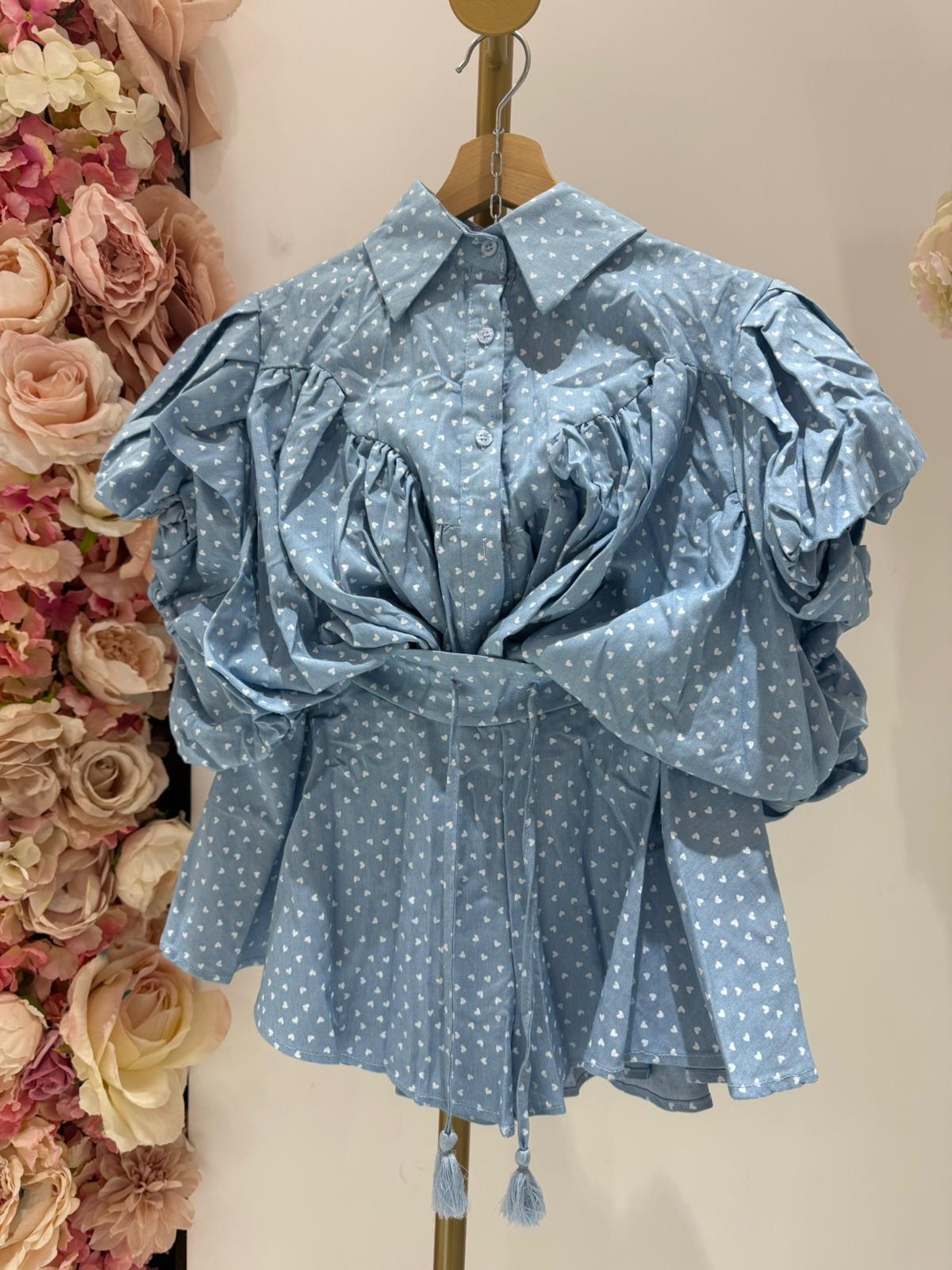Coordinato Denim Cuoricini Amo! SALDI ♥