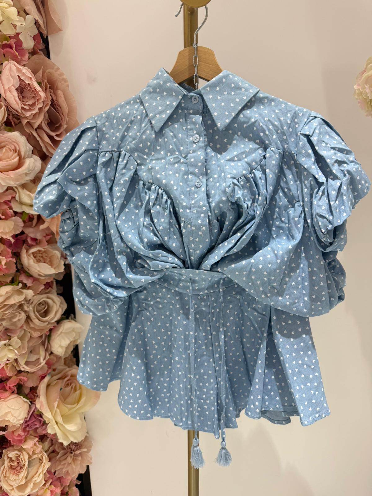 Coordinato Denim Cuoricini Amo! SALDI ♥