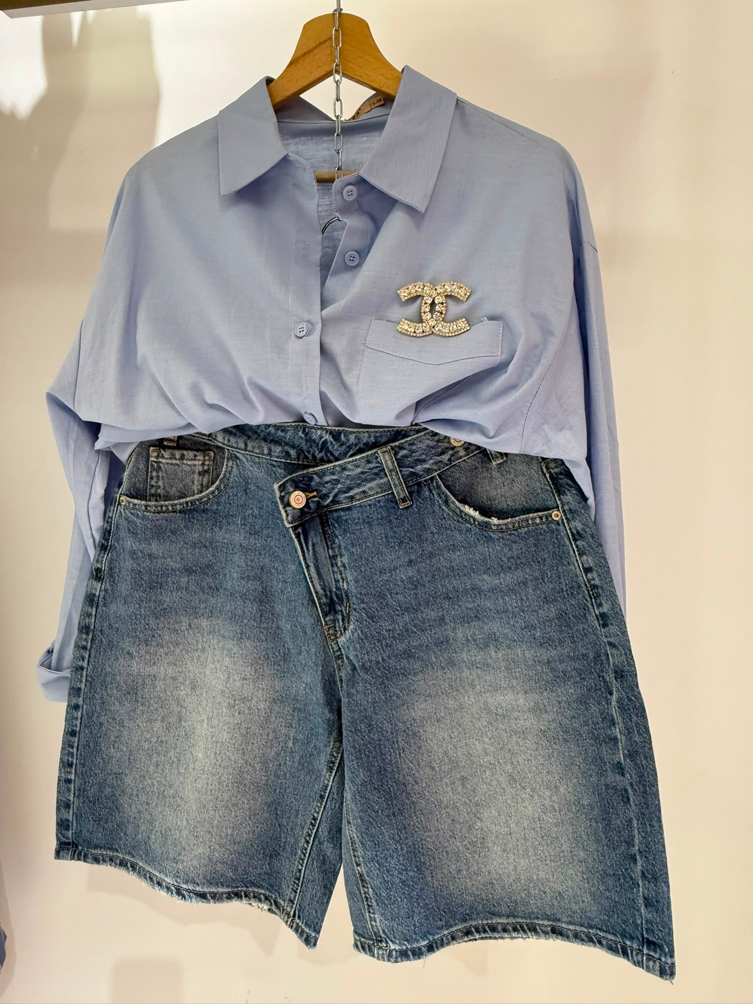 CAMICIA CELESTE DA UFFICIO
