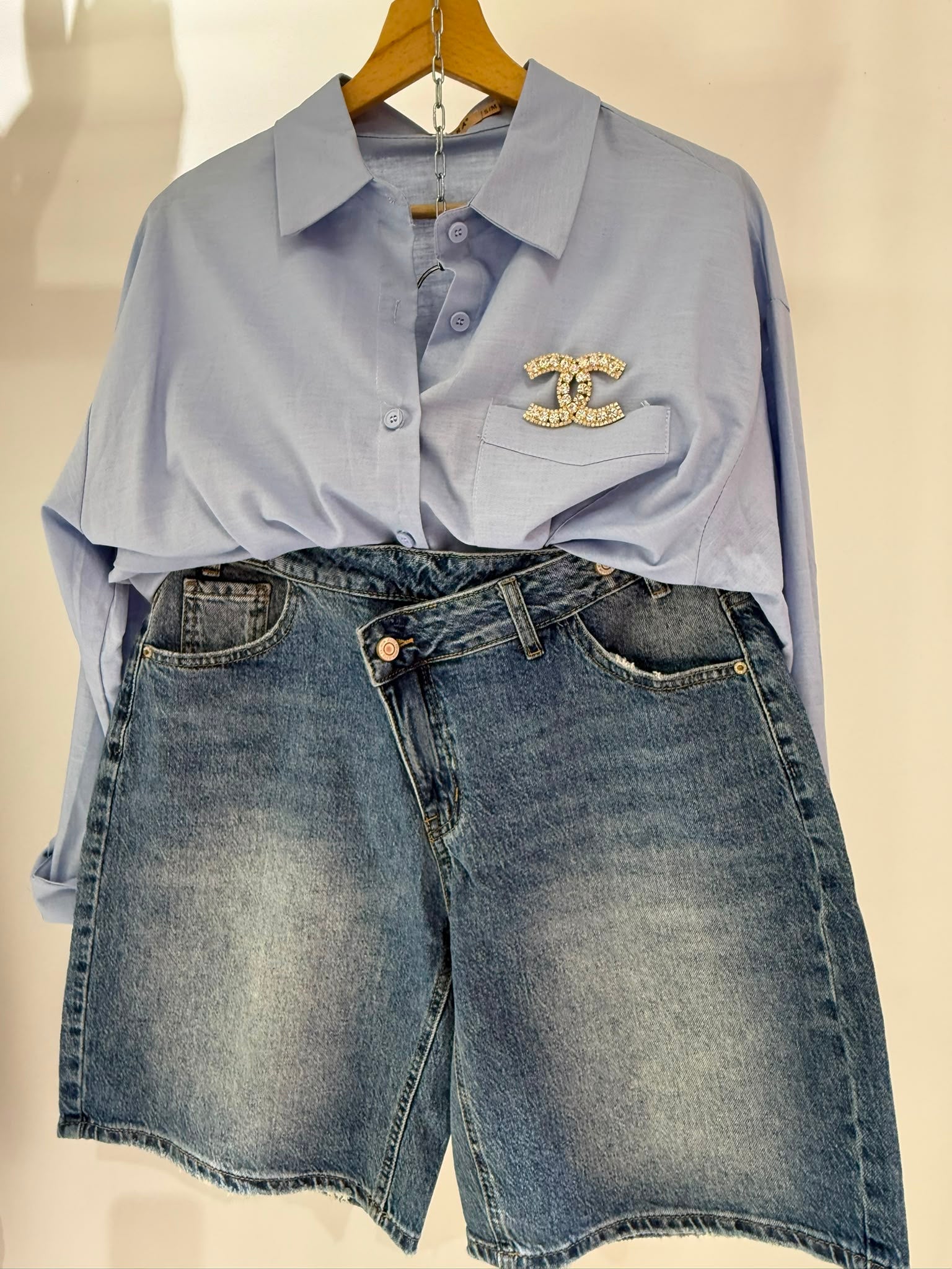 CAMICIA CELESTE DA UFFICIO