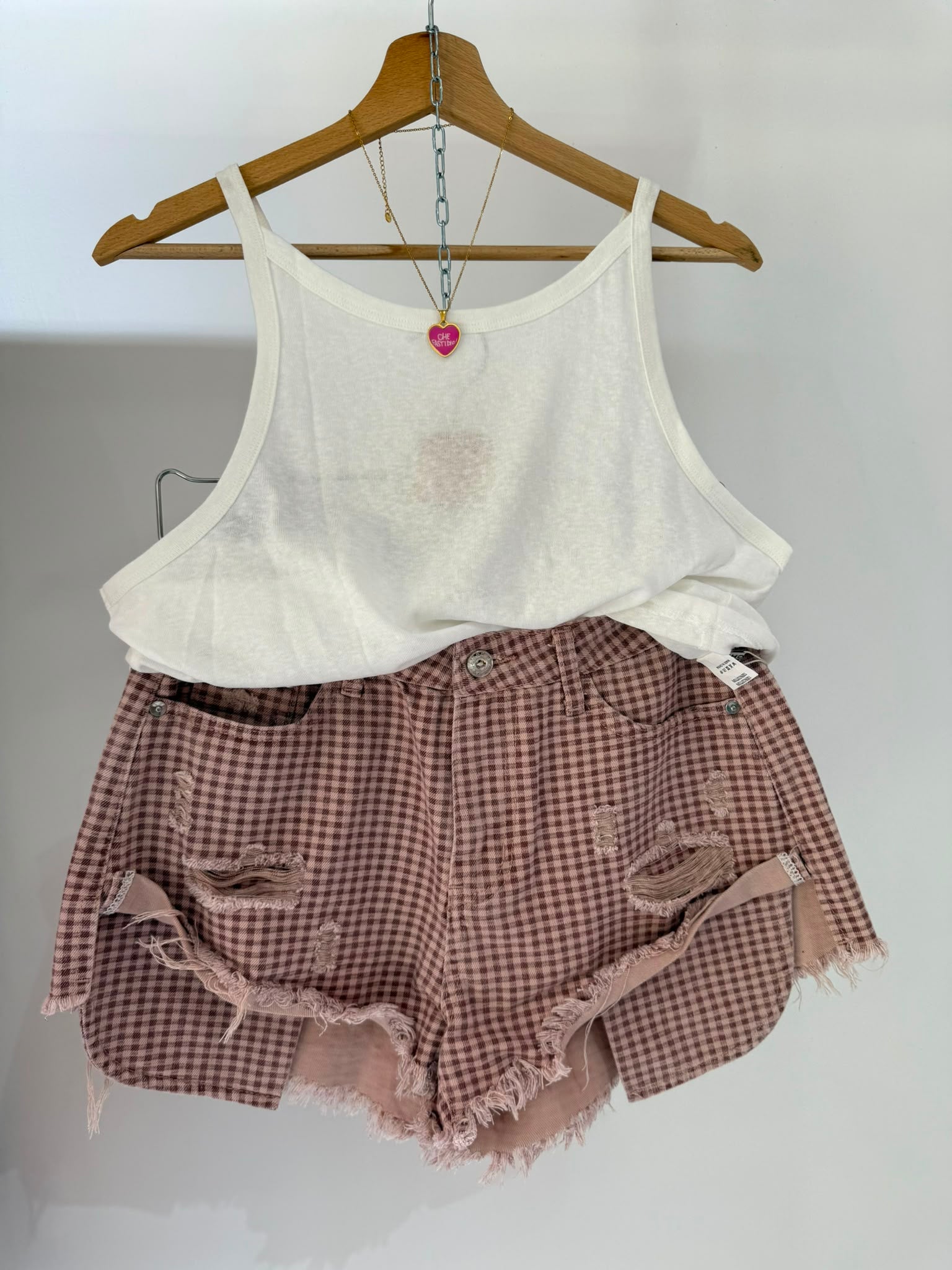 SHORT QUADRETTINI E AMORE SALDI